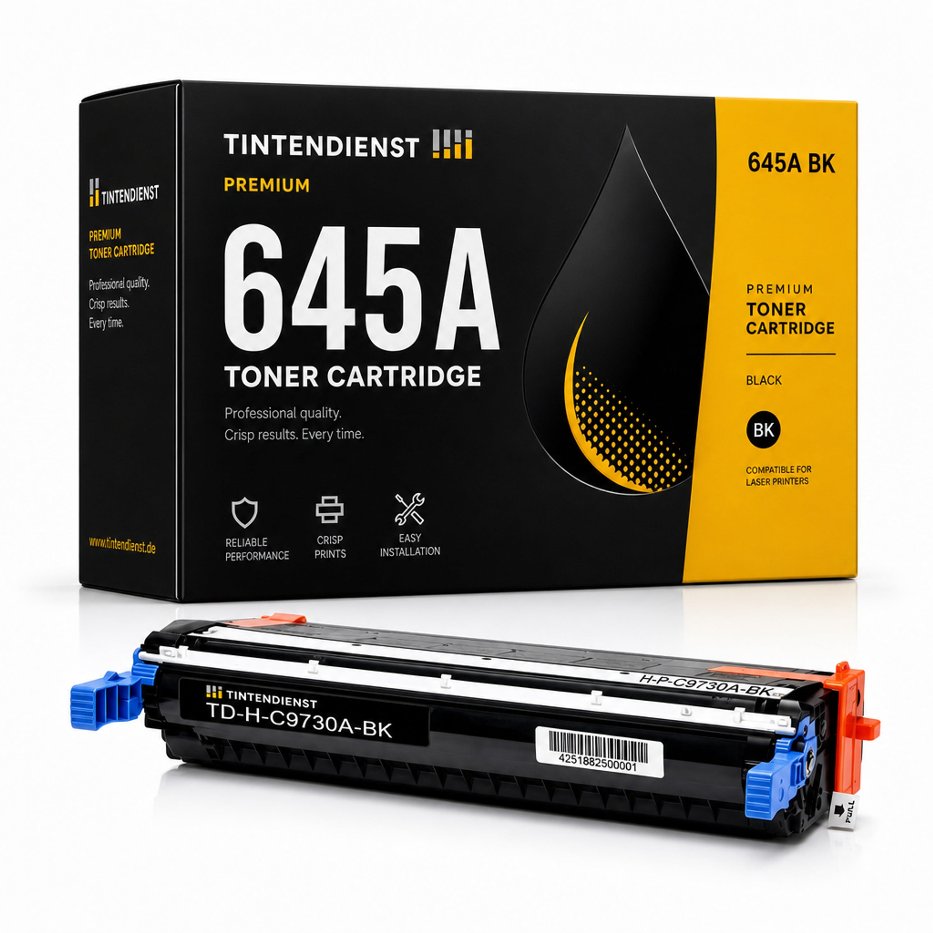 Toner kompatibel zu HP 645A, schwarz