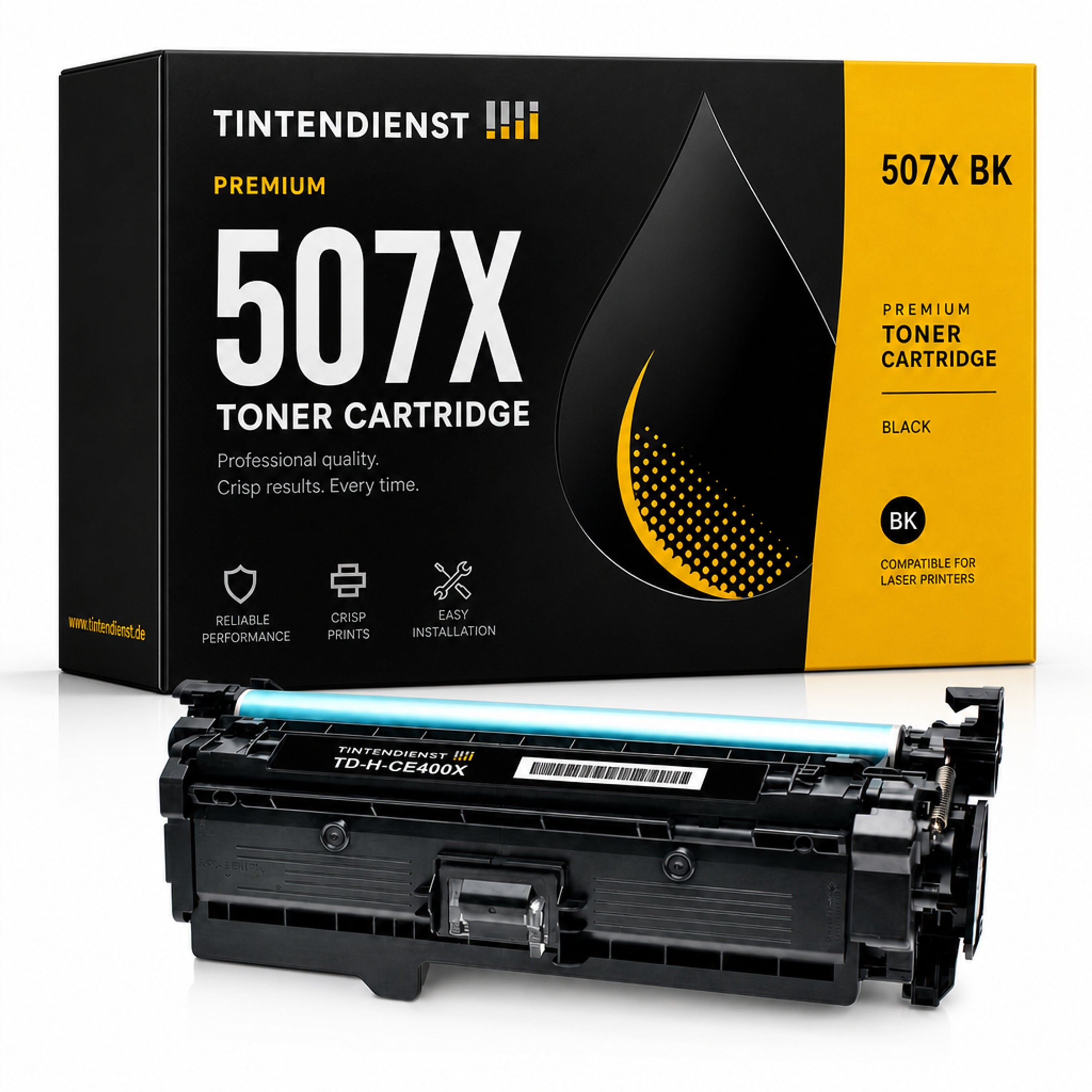 Toner kompatibel zu HP 507X, schwarz