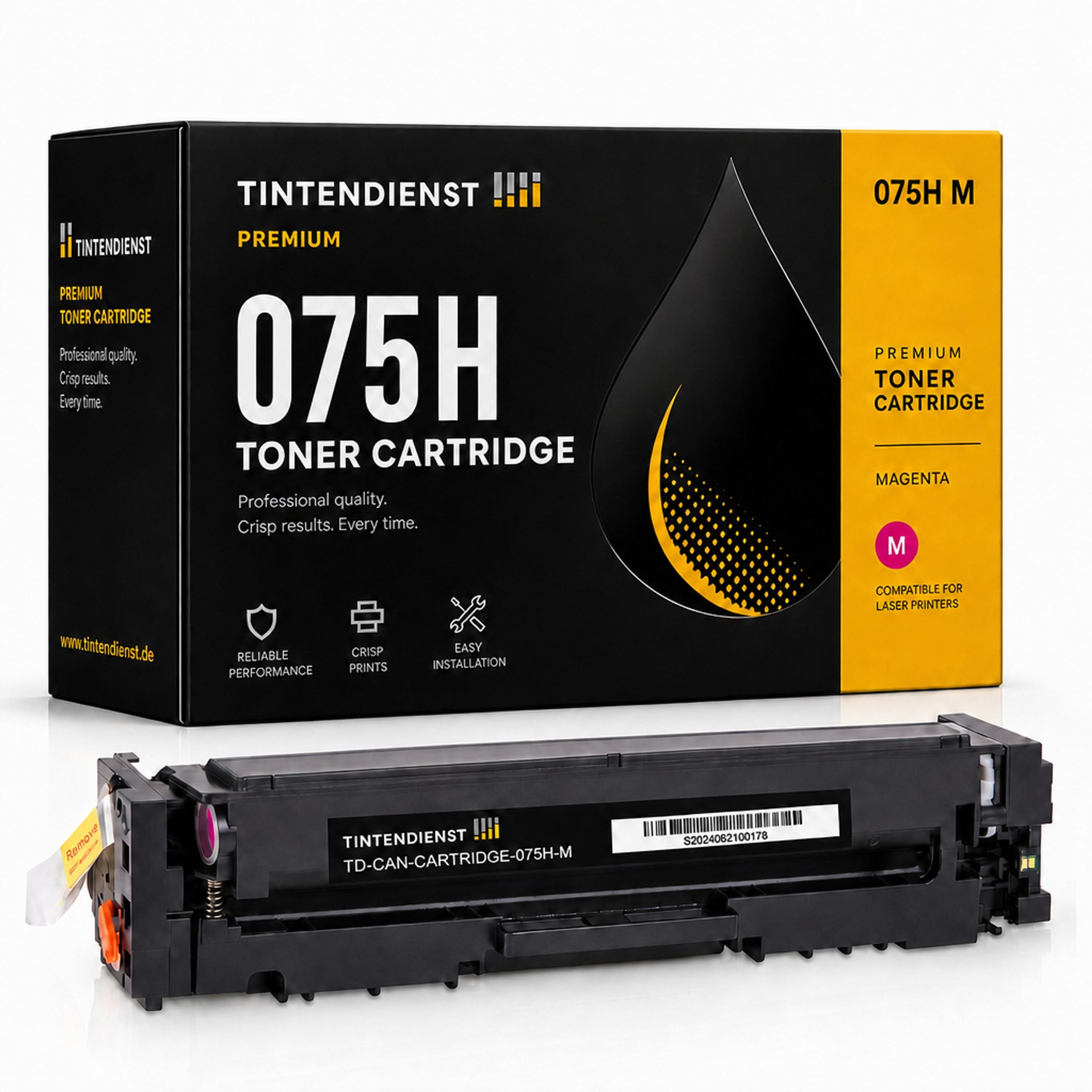 Toner kompatibel zu Canon 075H, magenta