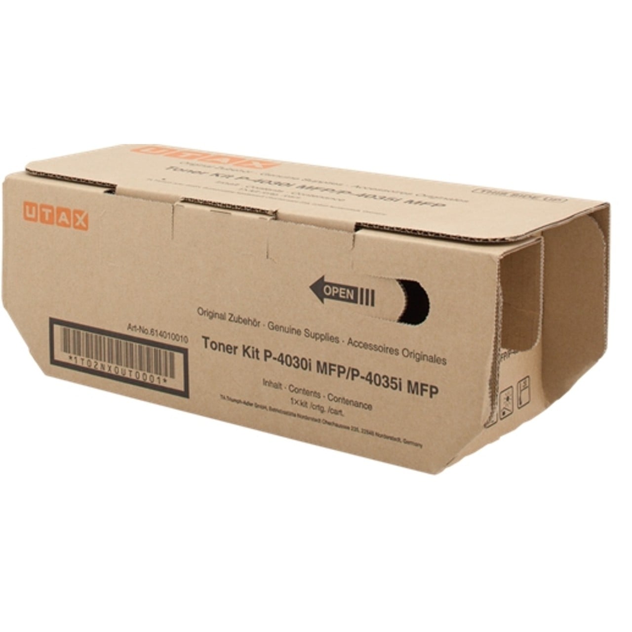 Utax 614010010 Toner schwarz – Original Utax