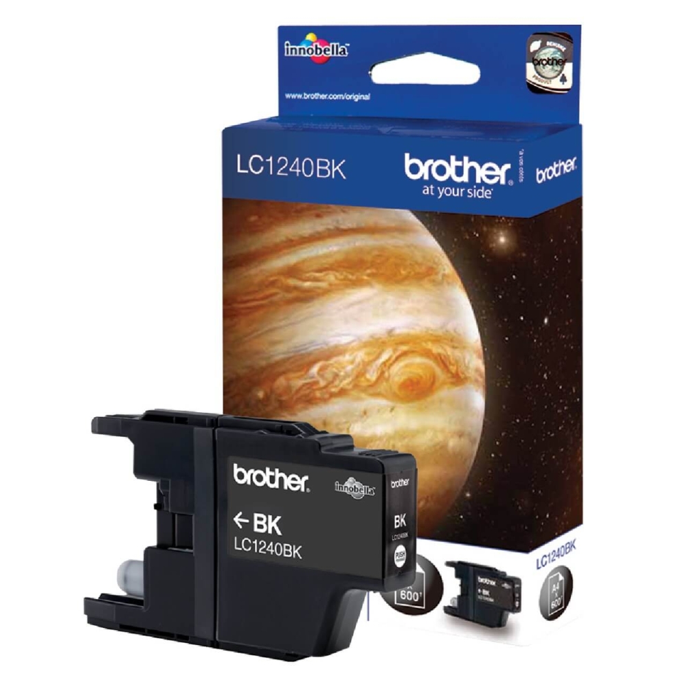 Original Brother Tintenpatrone LC-1240BK Schwarz