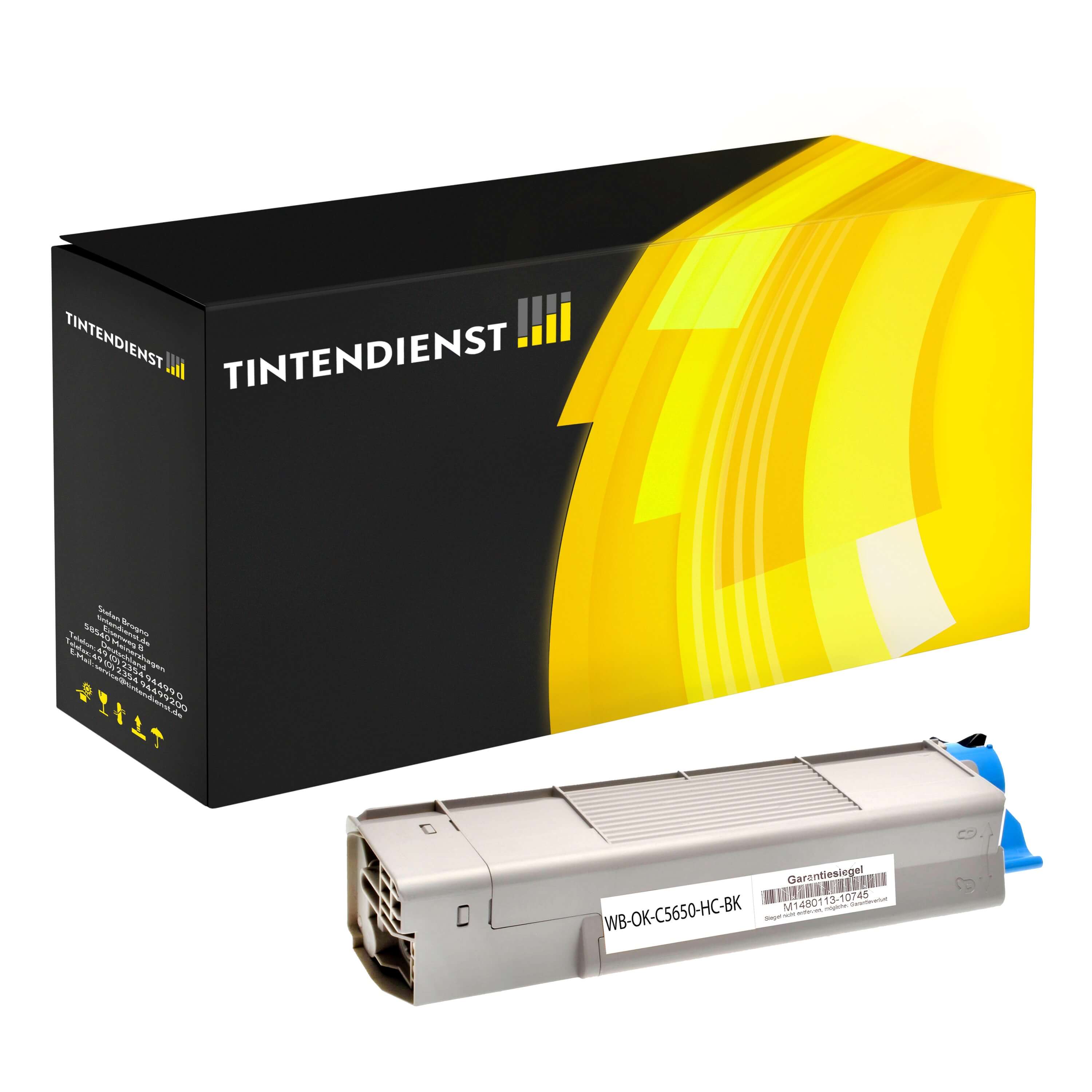 Tintendienst Toner OKI C5650 43865708 HC bk