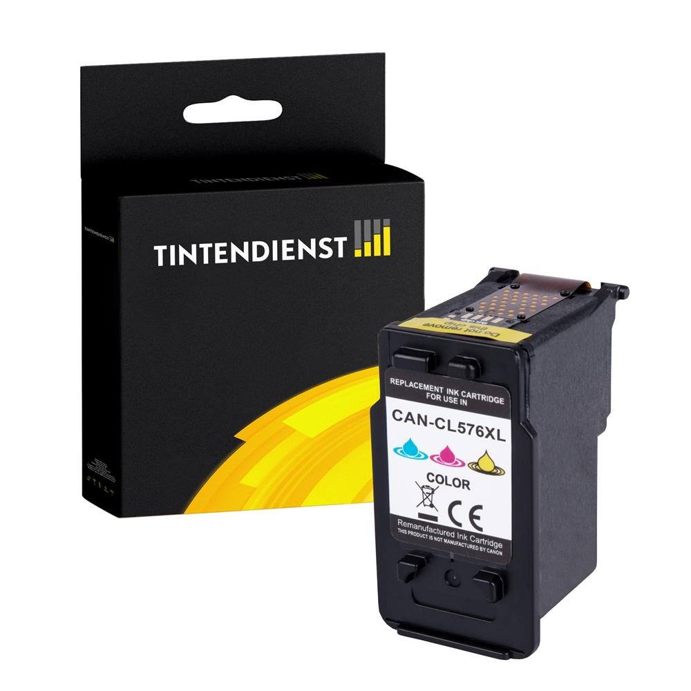 Tintendienst kompatibel für Canon Tintenpatrone 5441C001 / CL-576XL Color [XL Füllmenge]