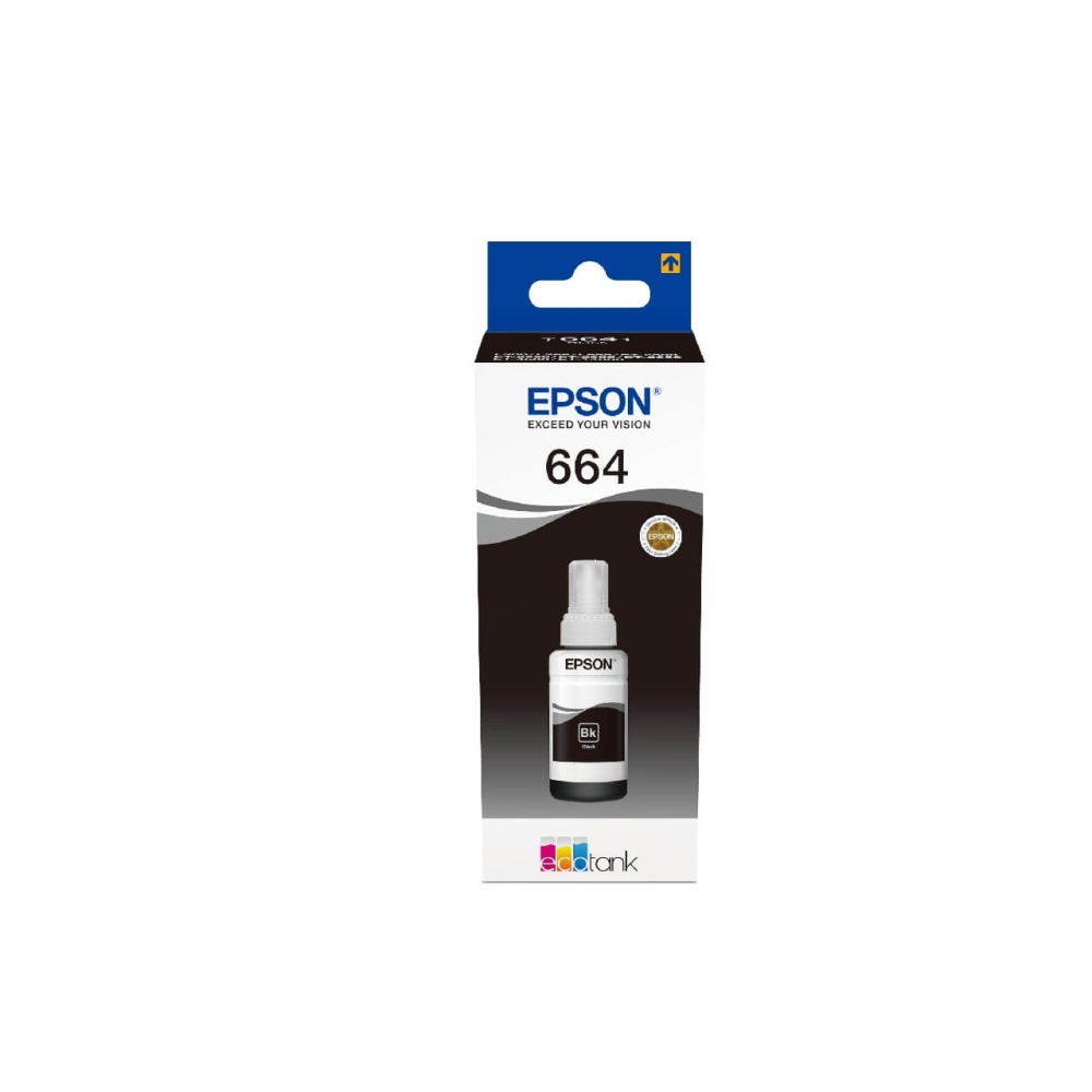 Original Epson Tintenpatrone C13T664140 / 664 Schwarz