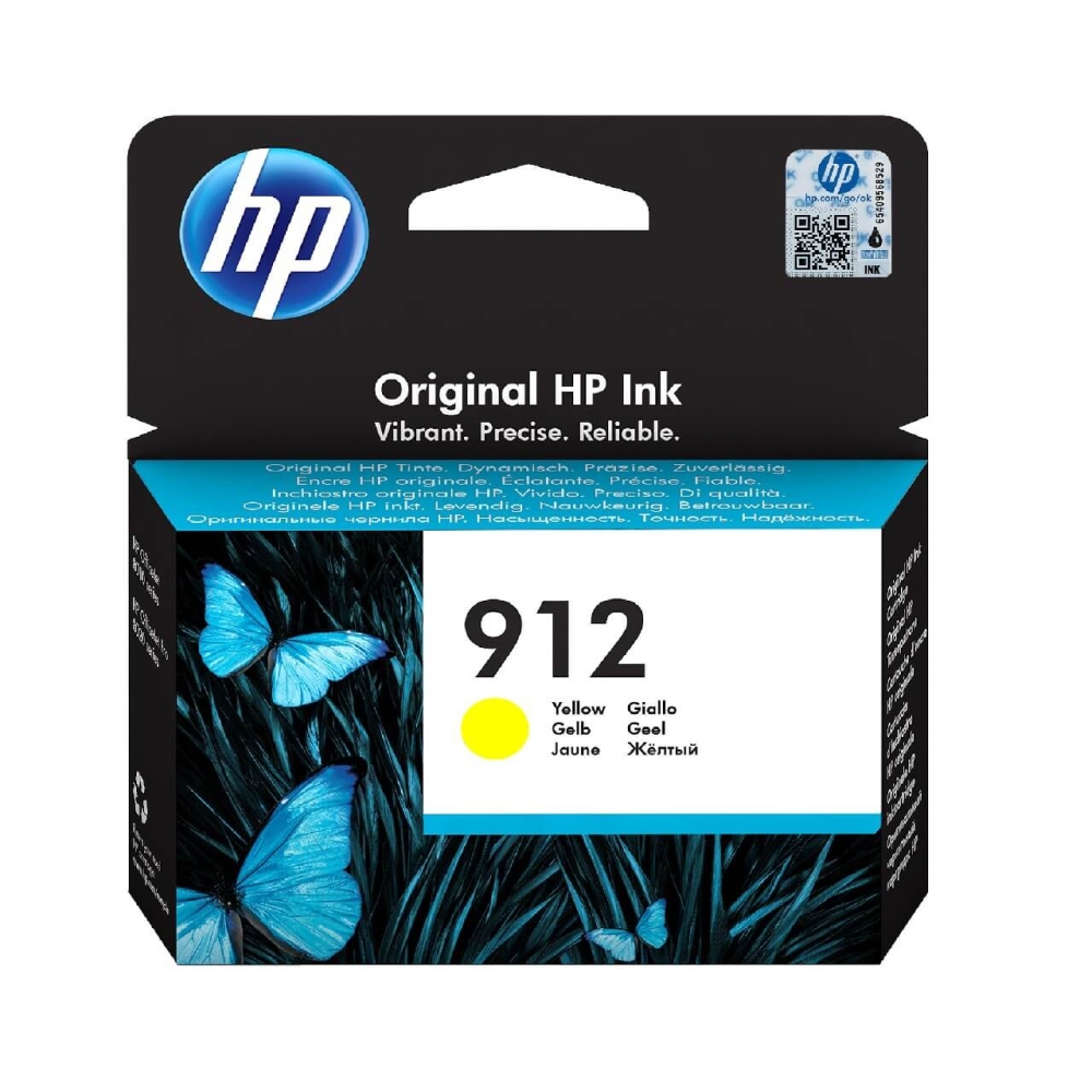 Original HP Tintenpatrone 3YL79AE / 912 Gelb