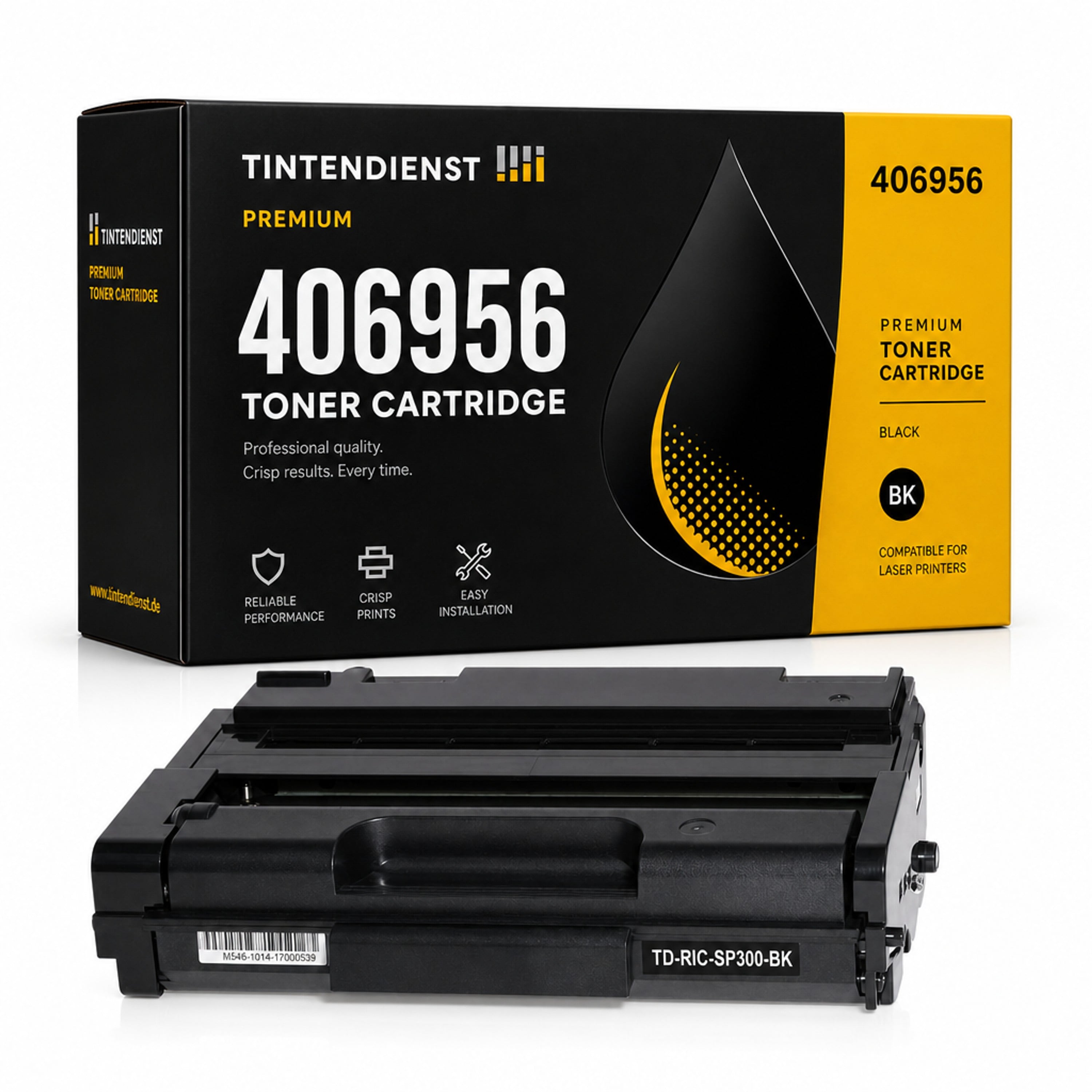 Toner kompatibel zu Ricoh 406956, schwarz