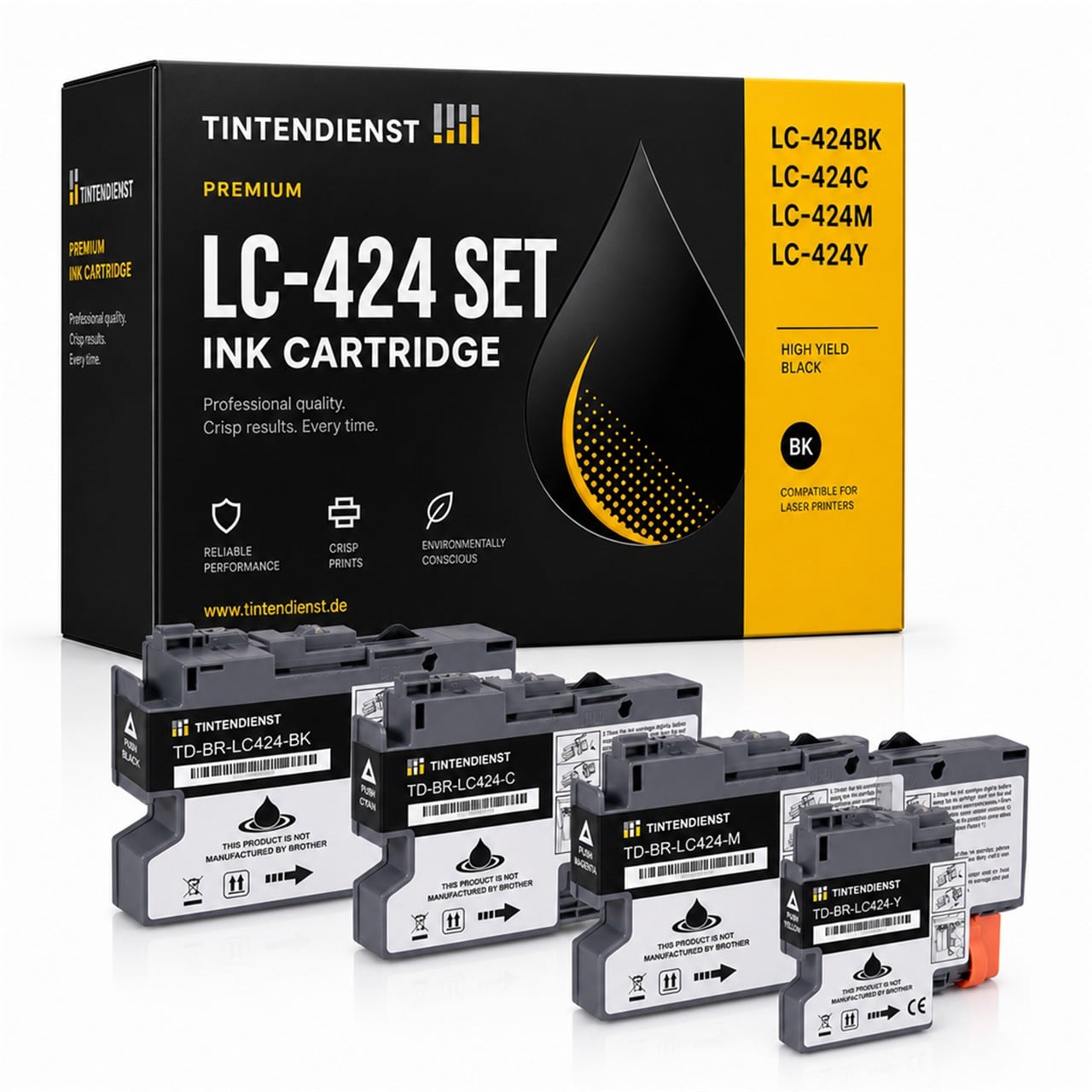 Tintendienst 4er Multipack Brother LC424VAL