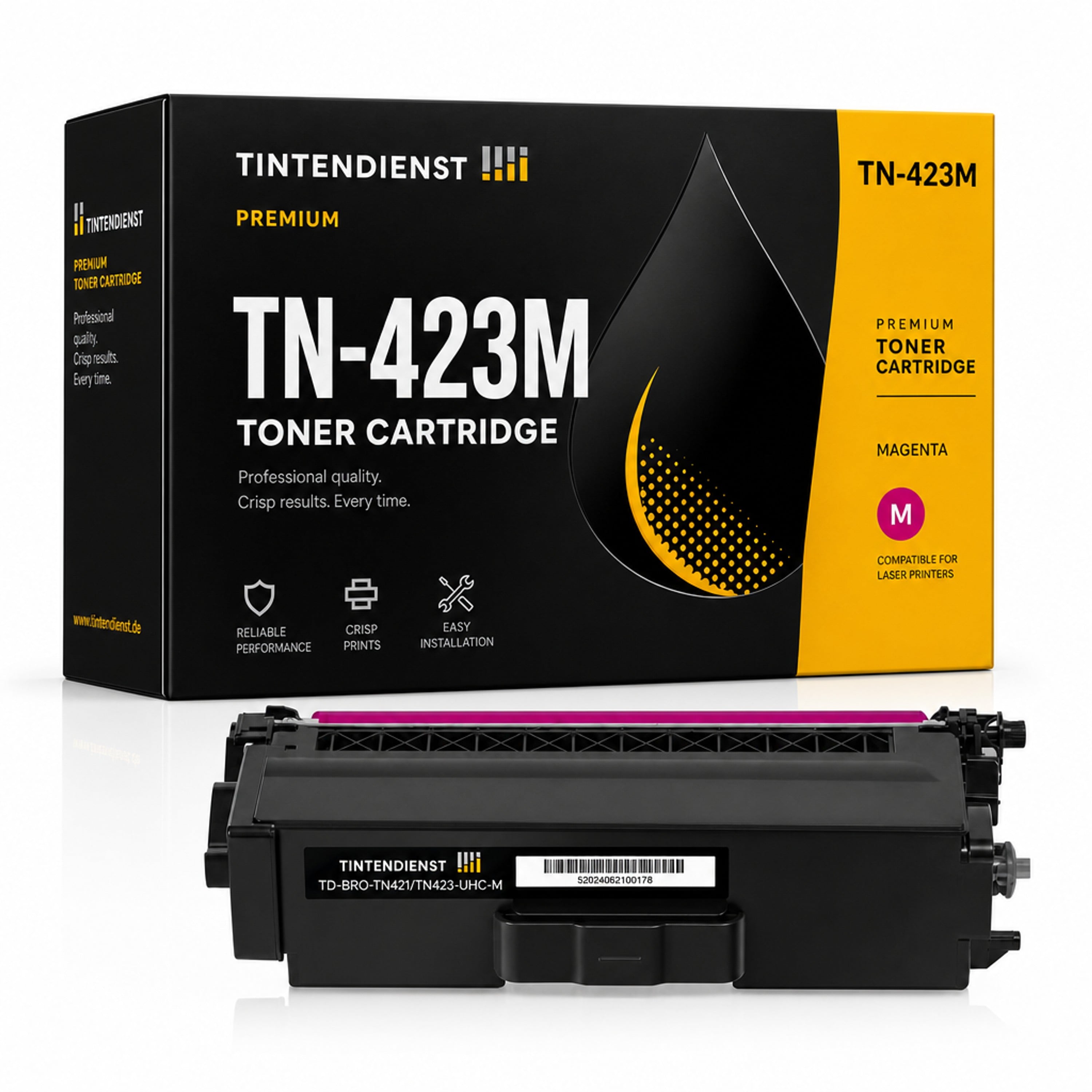 Toner kompatibel zu Brother TN-423M, magenta