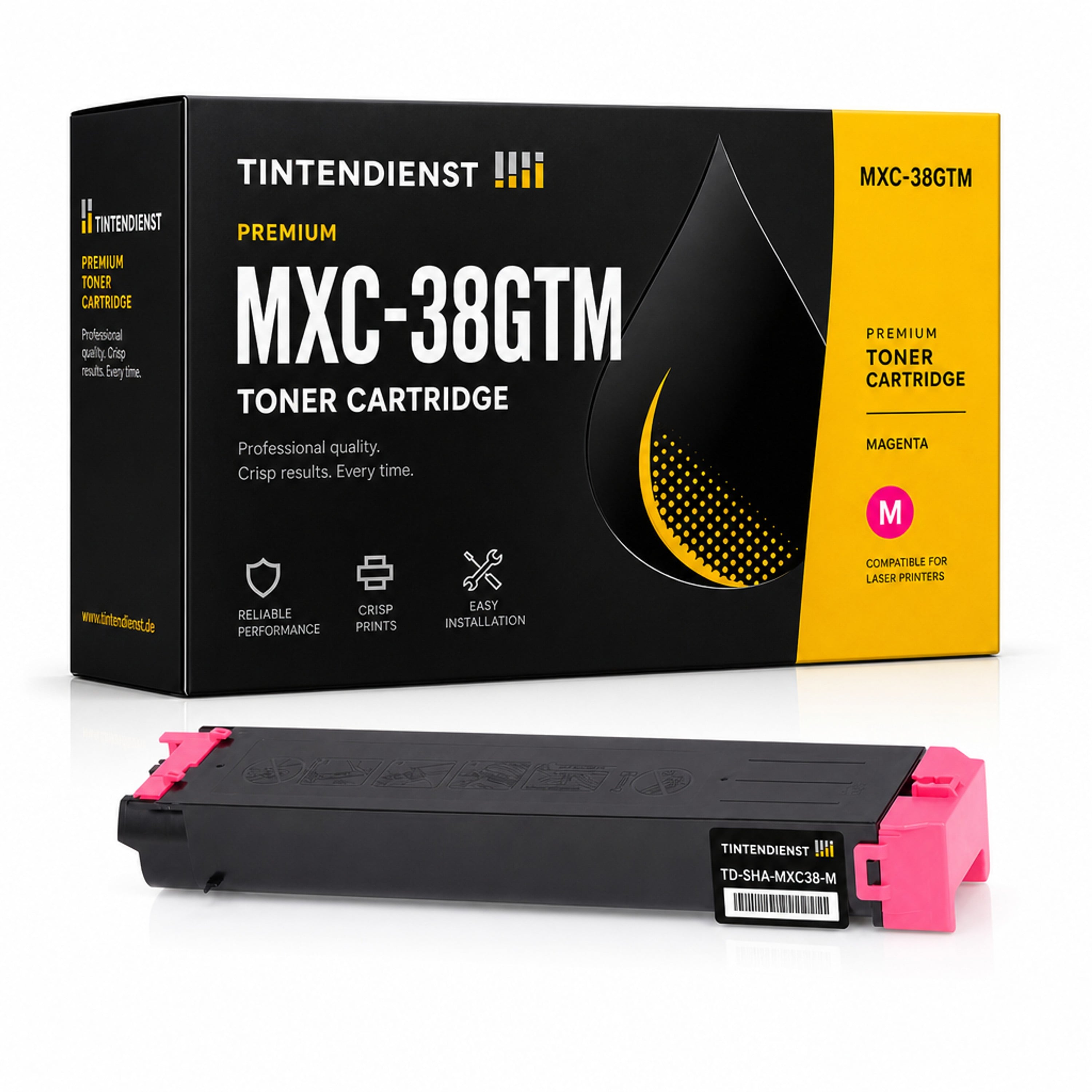 Toner kompatibel zu Sharp MXC-38GTM, magenta