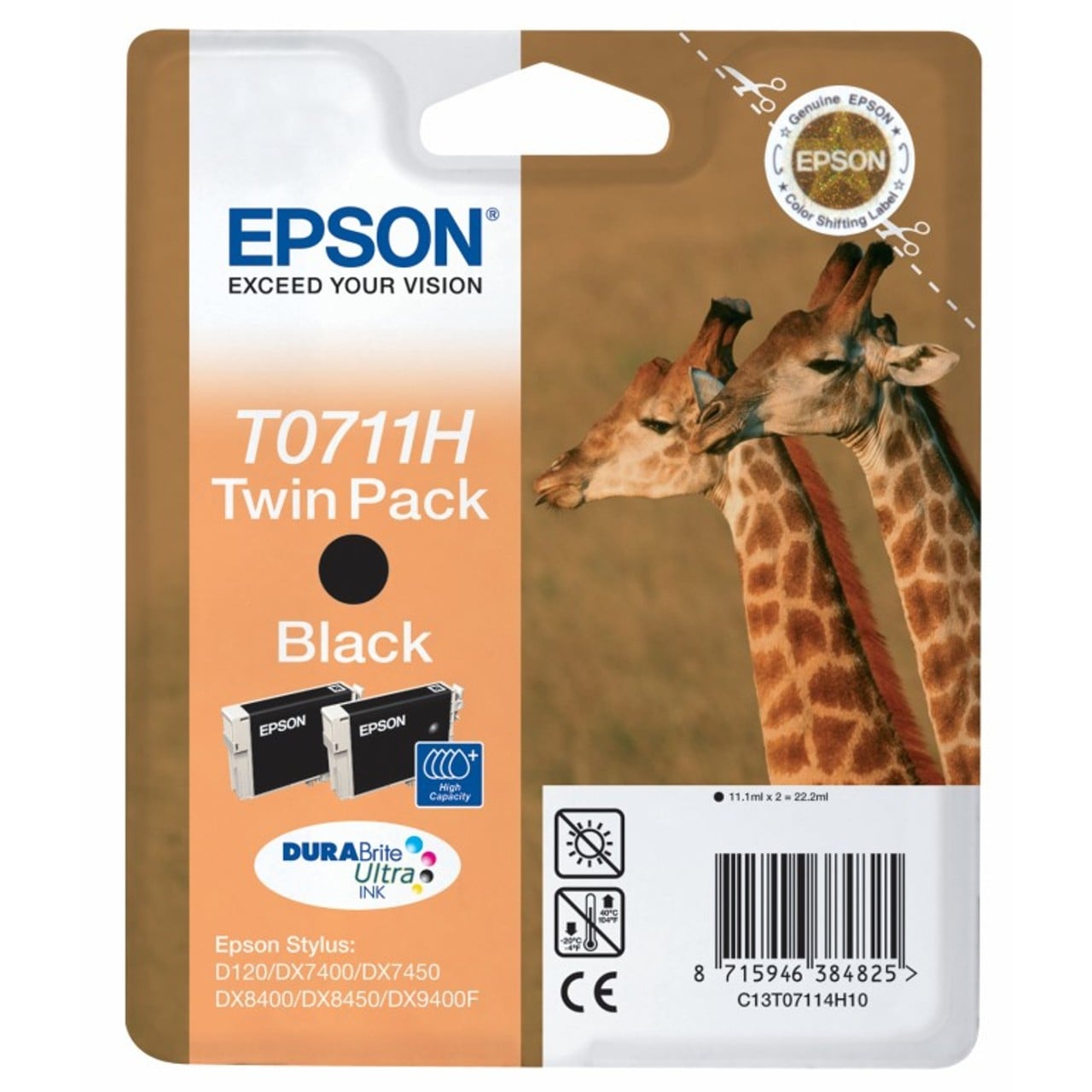 Original Epson Tintenpatronen C13T07114H10