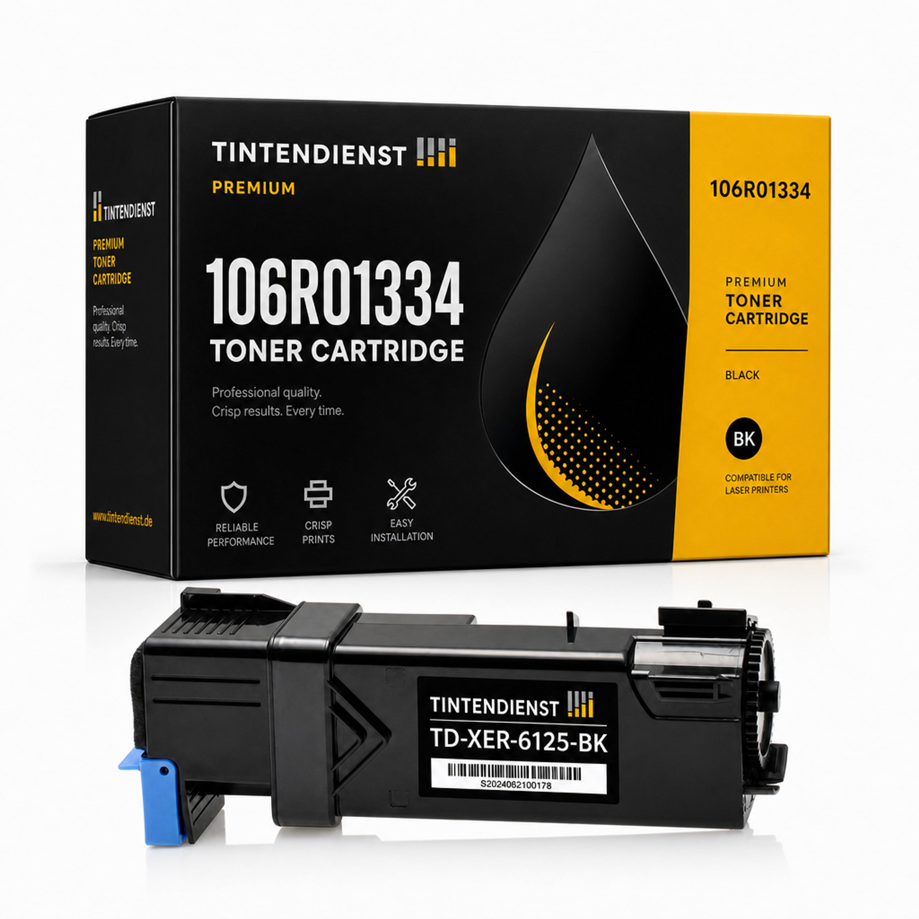 Toner kompatibel zu Xerox 106R01334, schwarz