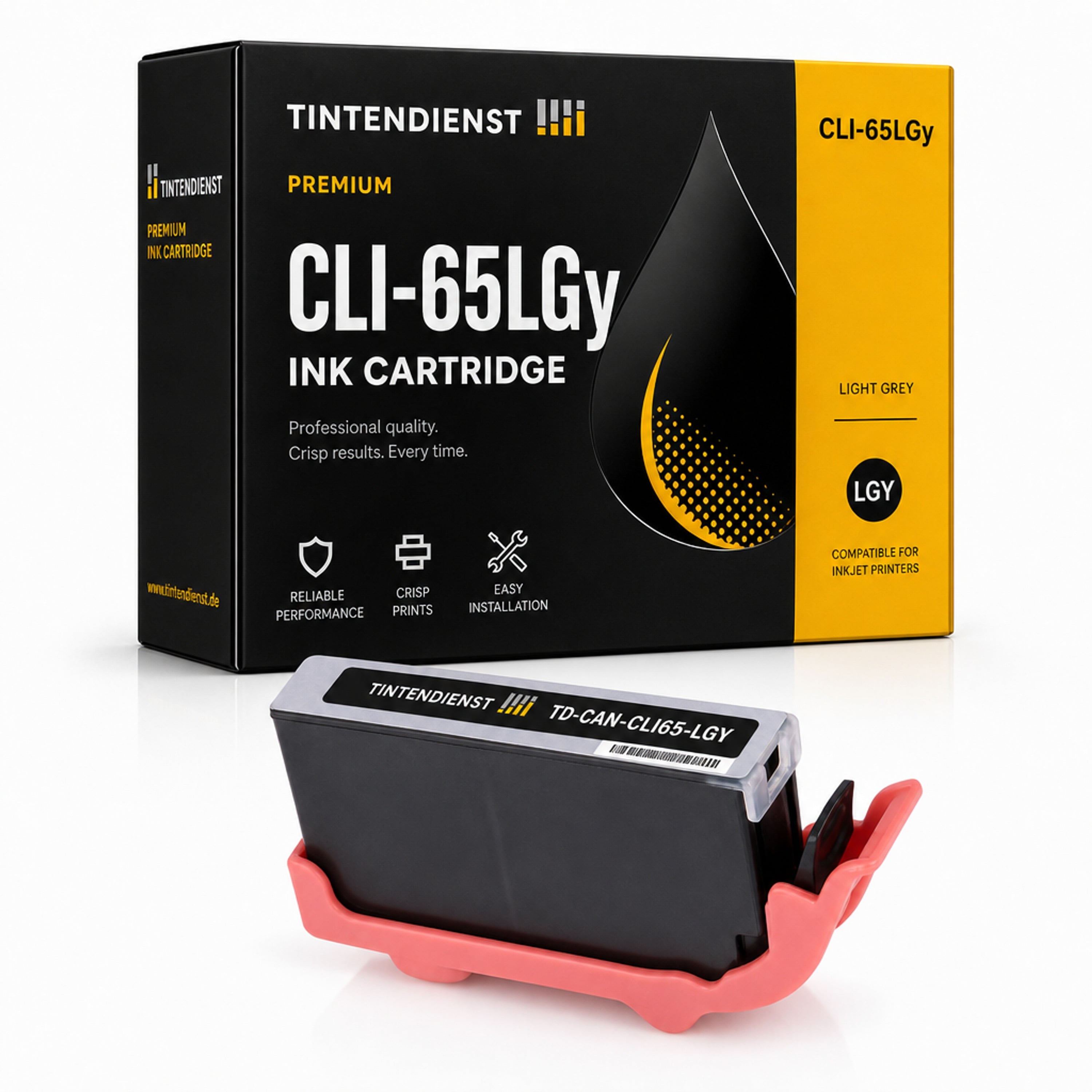 Druckerpatrone kompatibel zu Canon CLI-65LGy, light grau