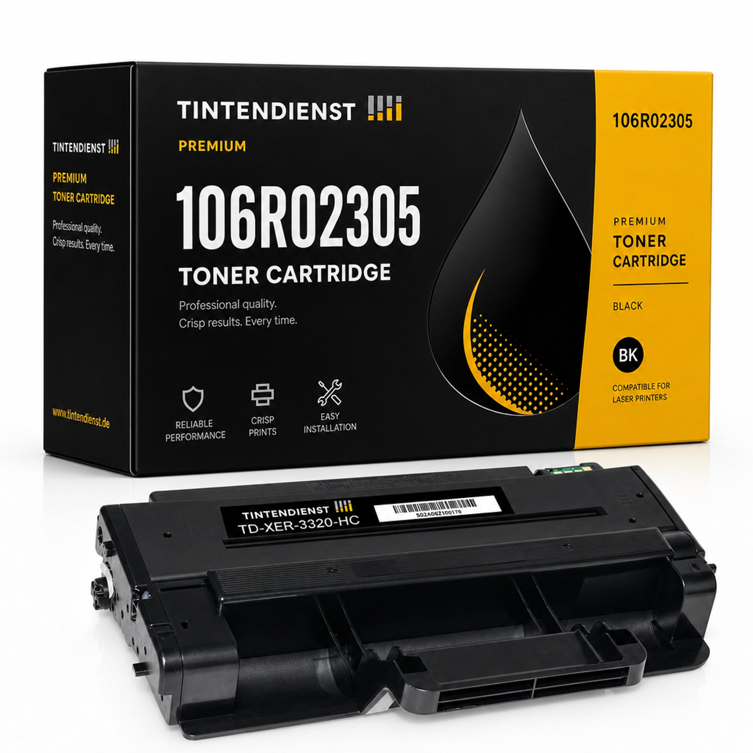 Toner kompatibel zu Xerox 106R02305, schwarz