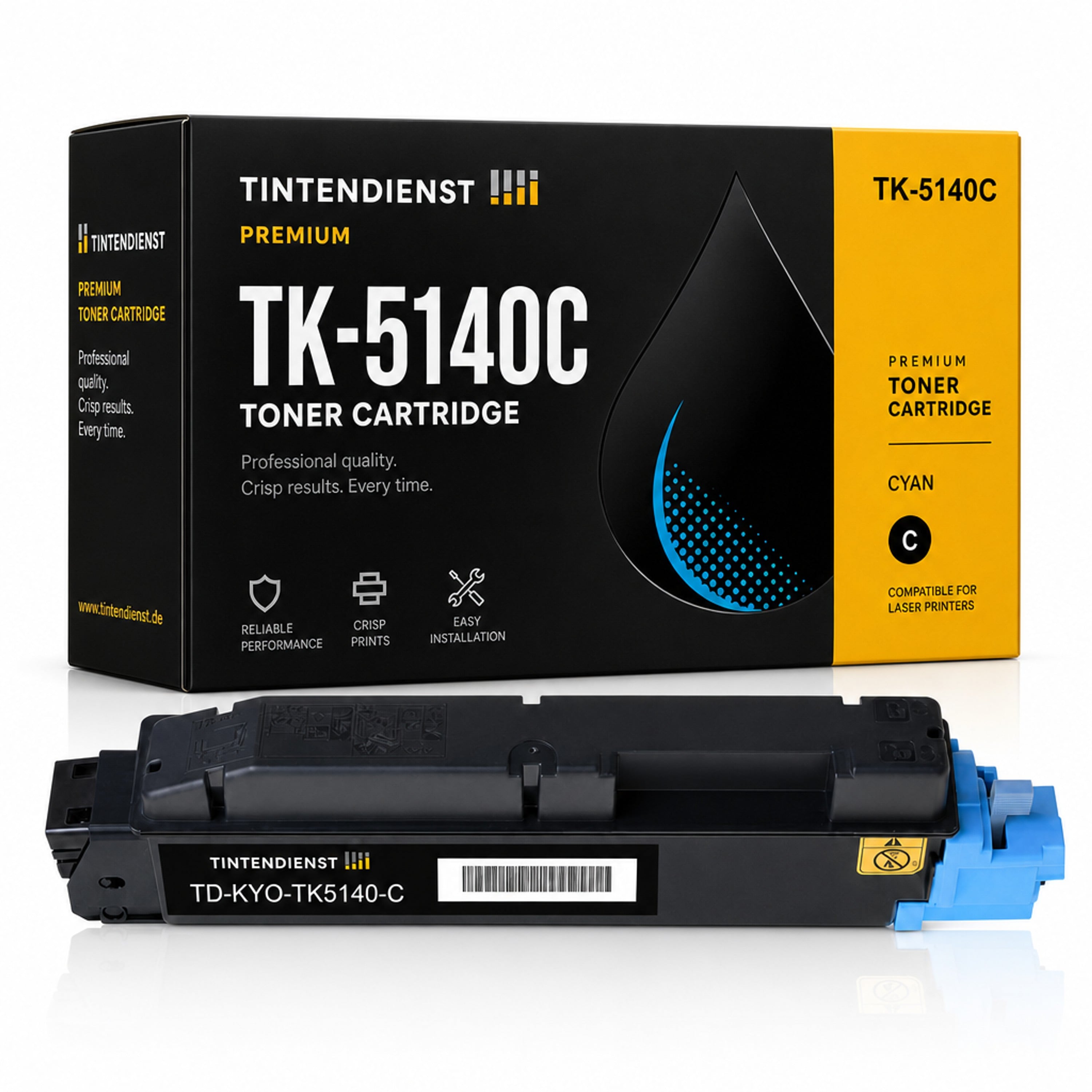 Toner kompatibel zu Kyocera TK-5140C, cyan