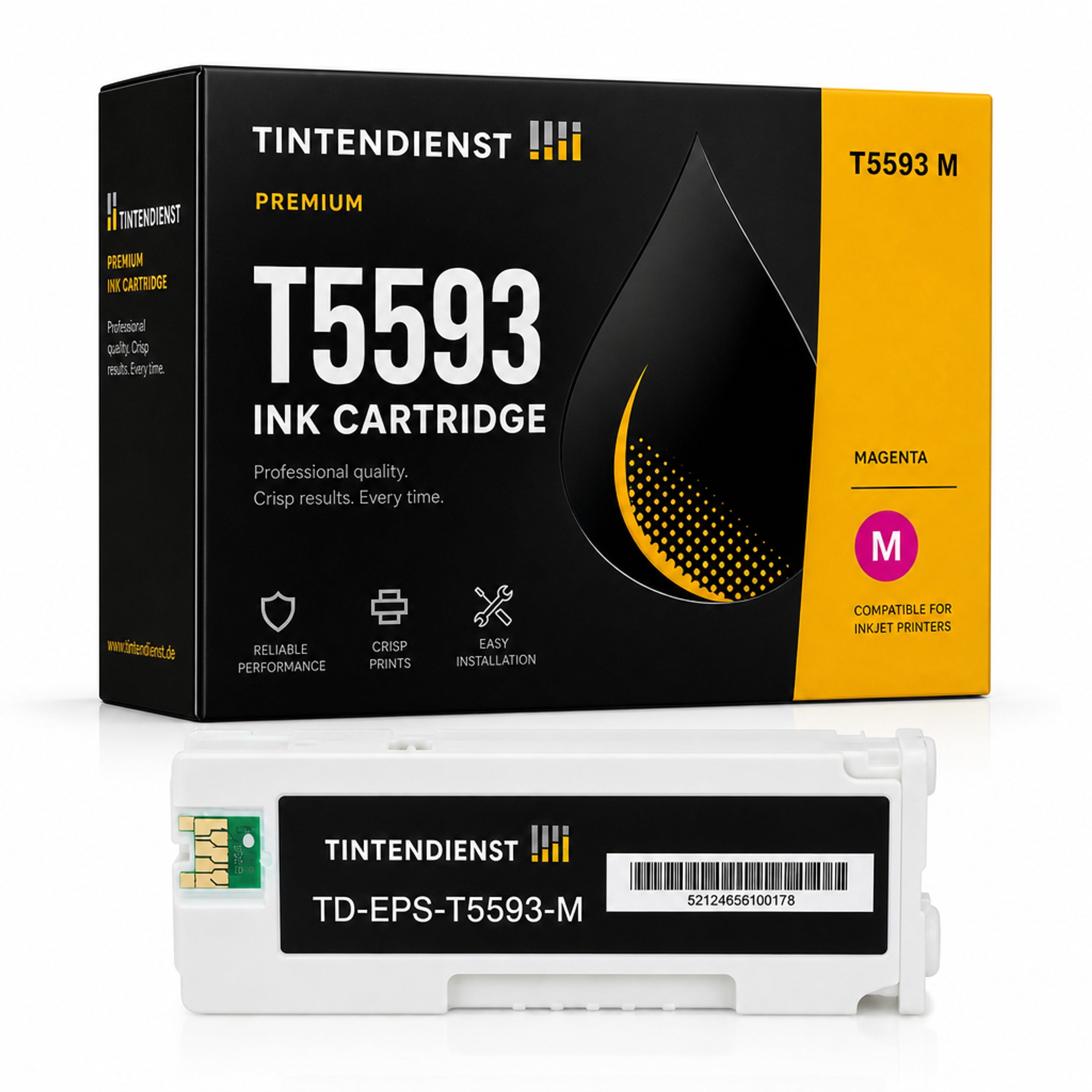 Druckerpatrone kompatibel zu Epson T5593, magenta