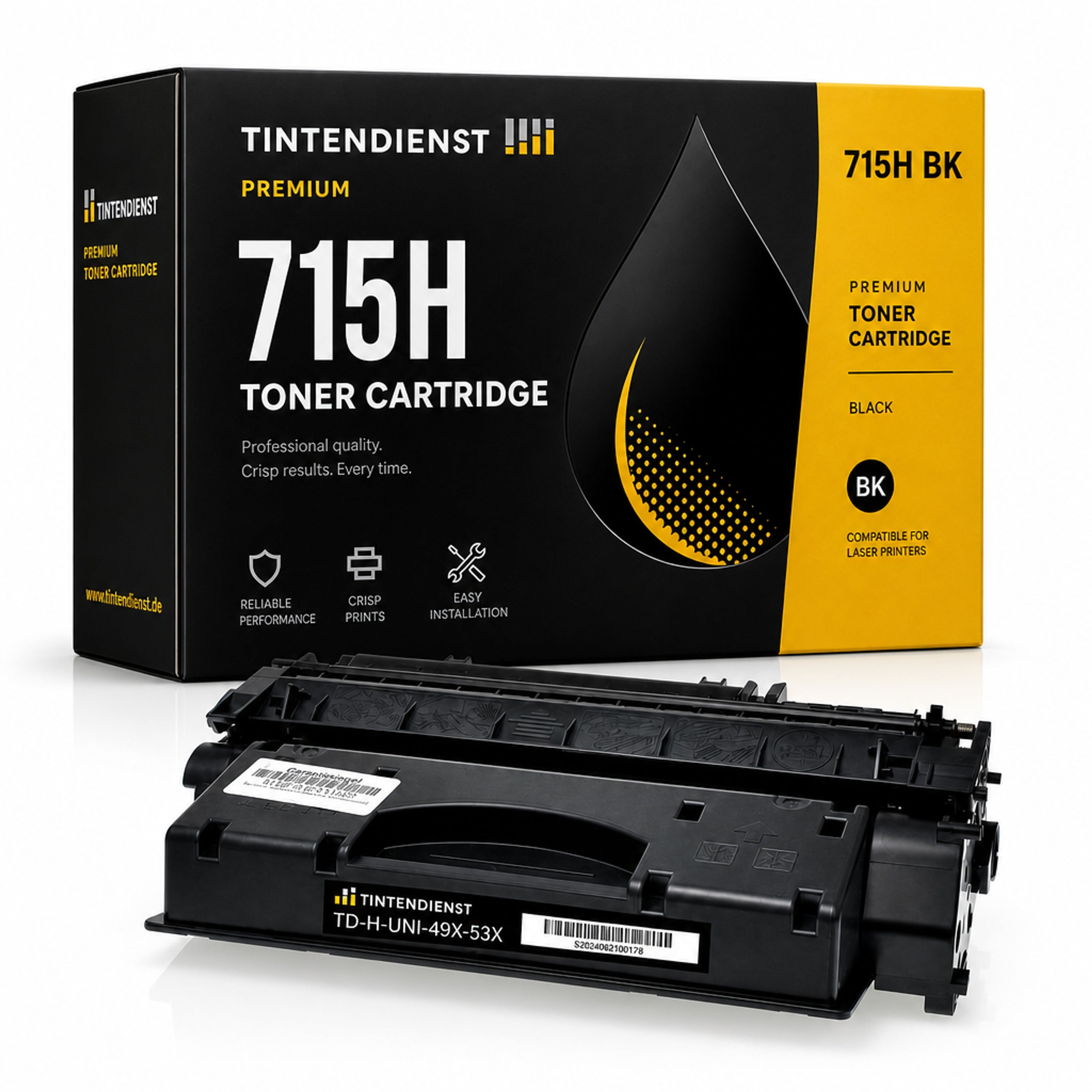 Toner kompatibel zu Canon 715H, schwarz