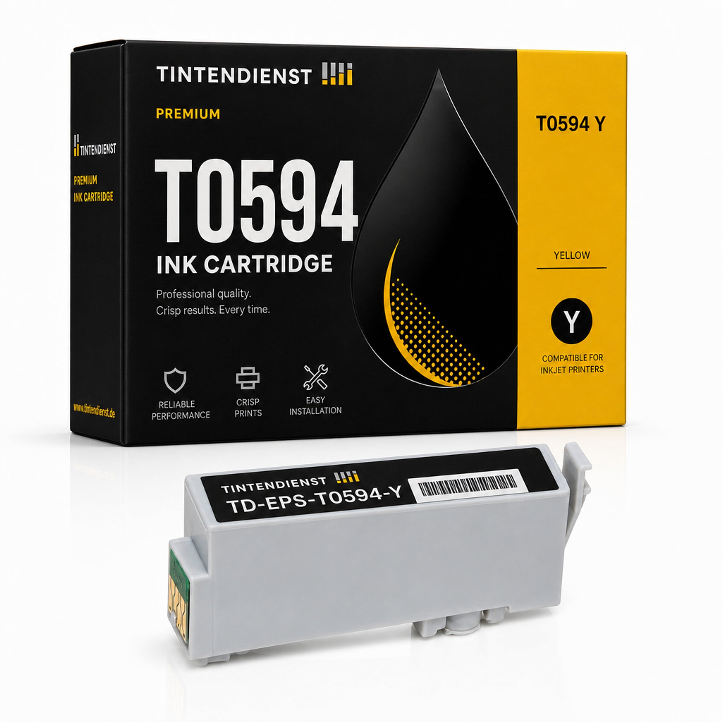 Druckerpatrone kompatibel zu Epson T0594, gelb