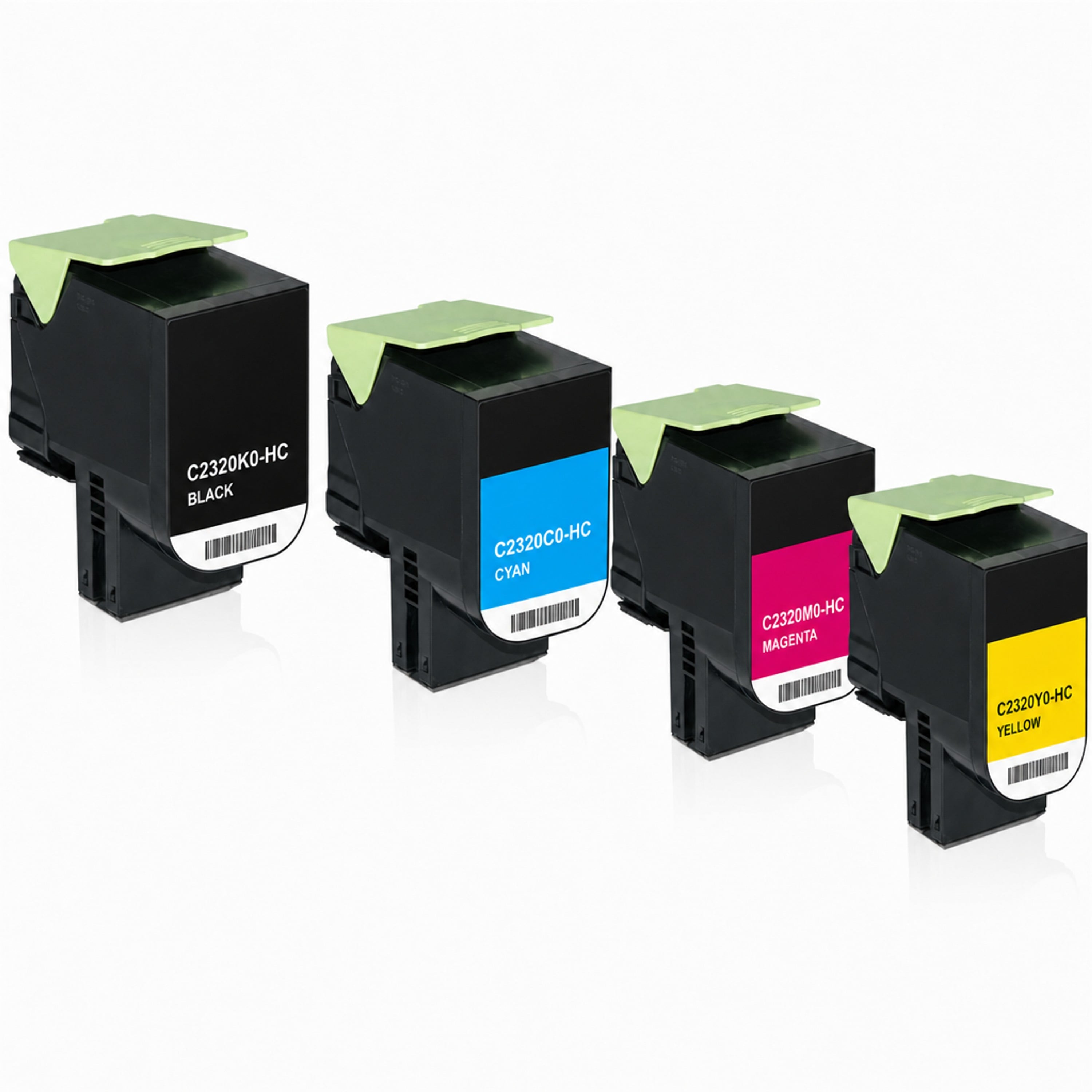 Multipack - Toner ersetzt Lexmark C2320Y0, 4 Toner