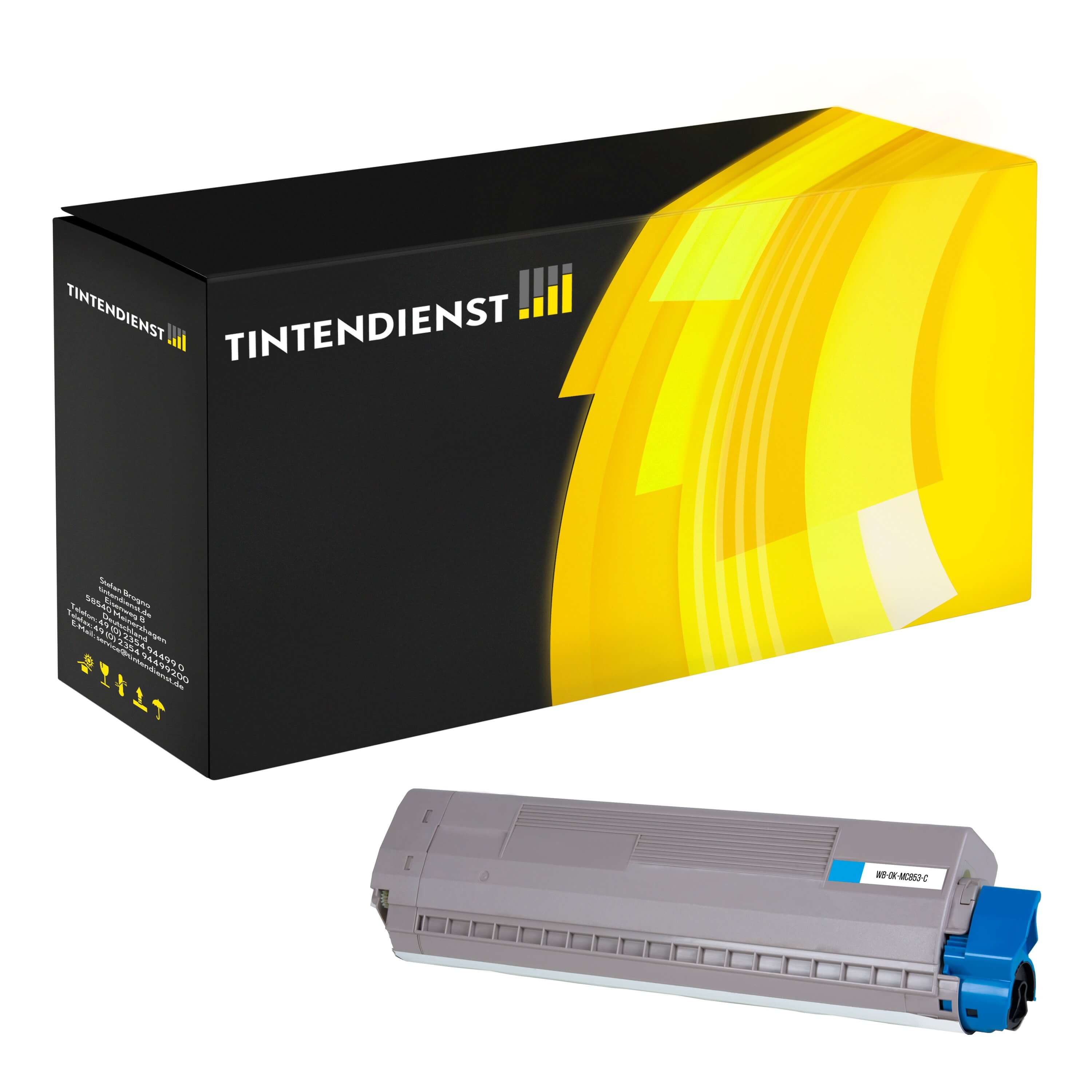 Toner kompatibel zu OKI 45862839, cyan