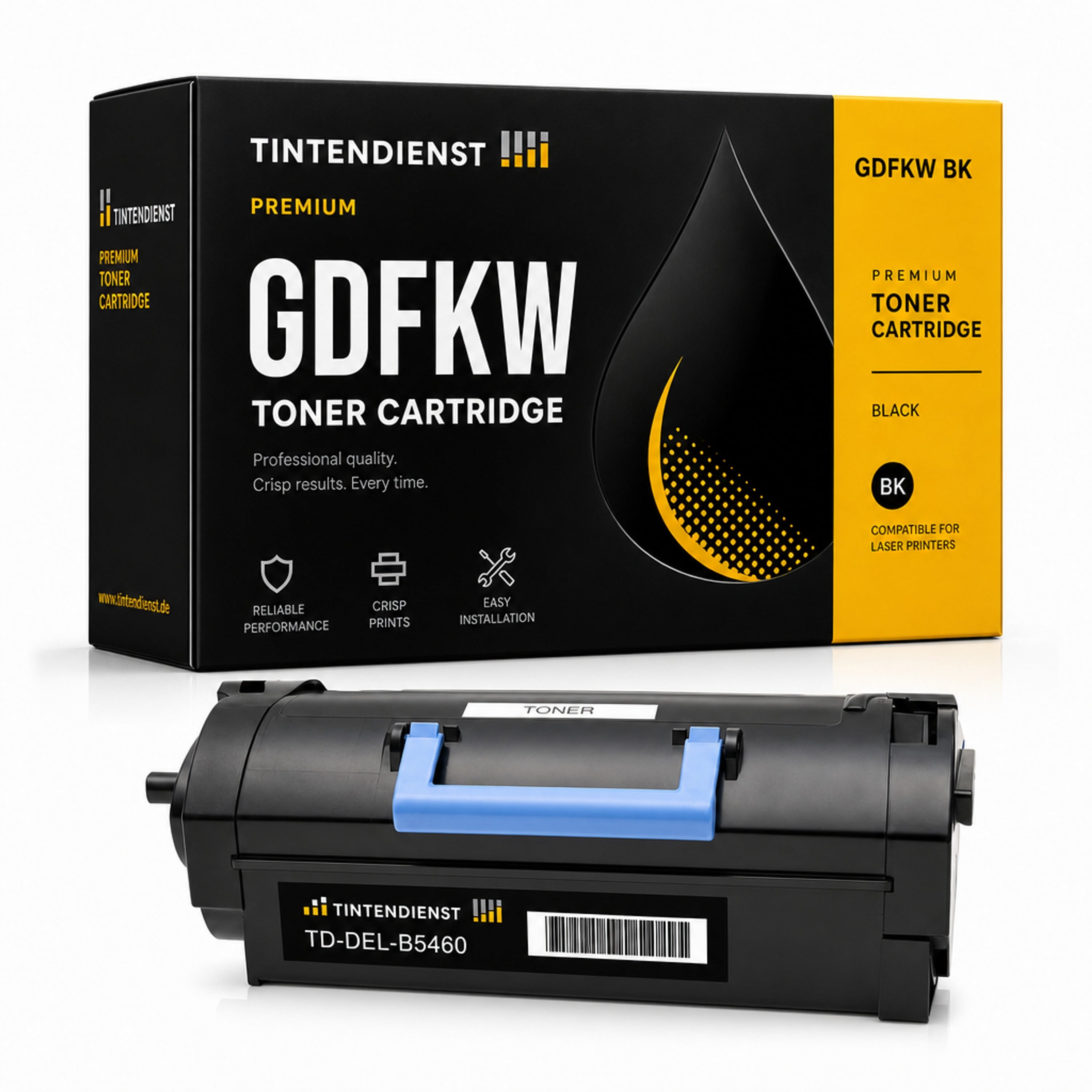 Toner kompatibel zu Dell GDFKW, schwarz