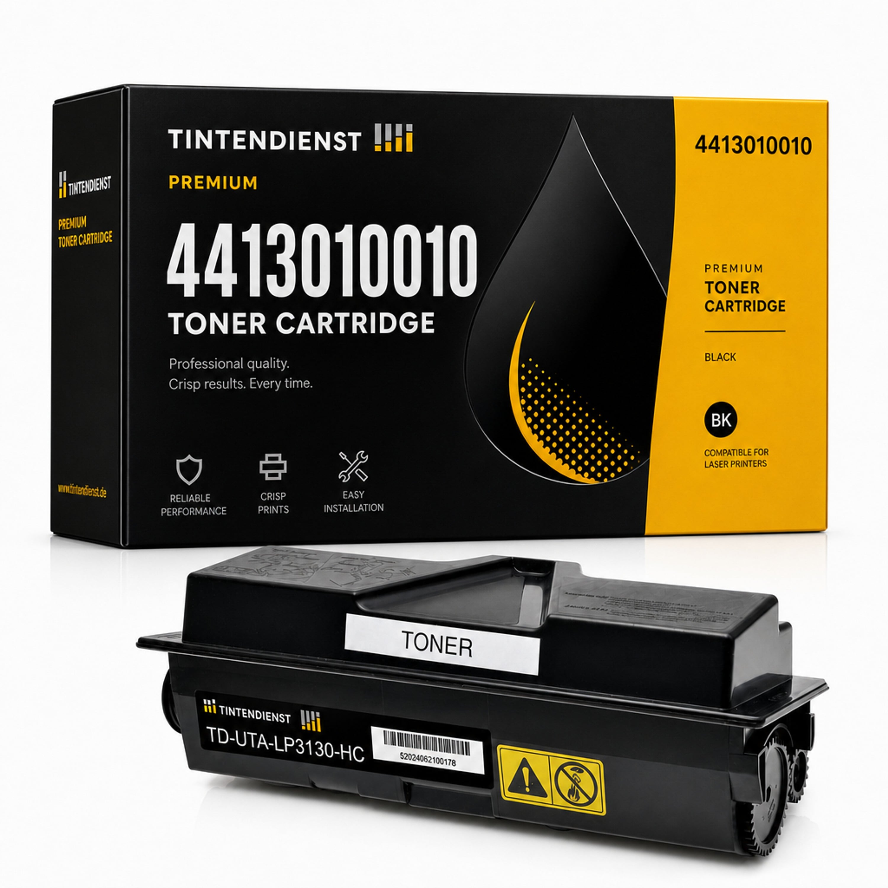Toner kompatibel zu Utax 4413010010, schwarz
