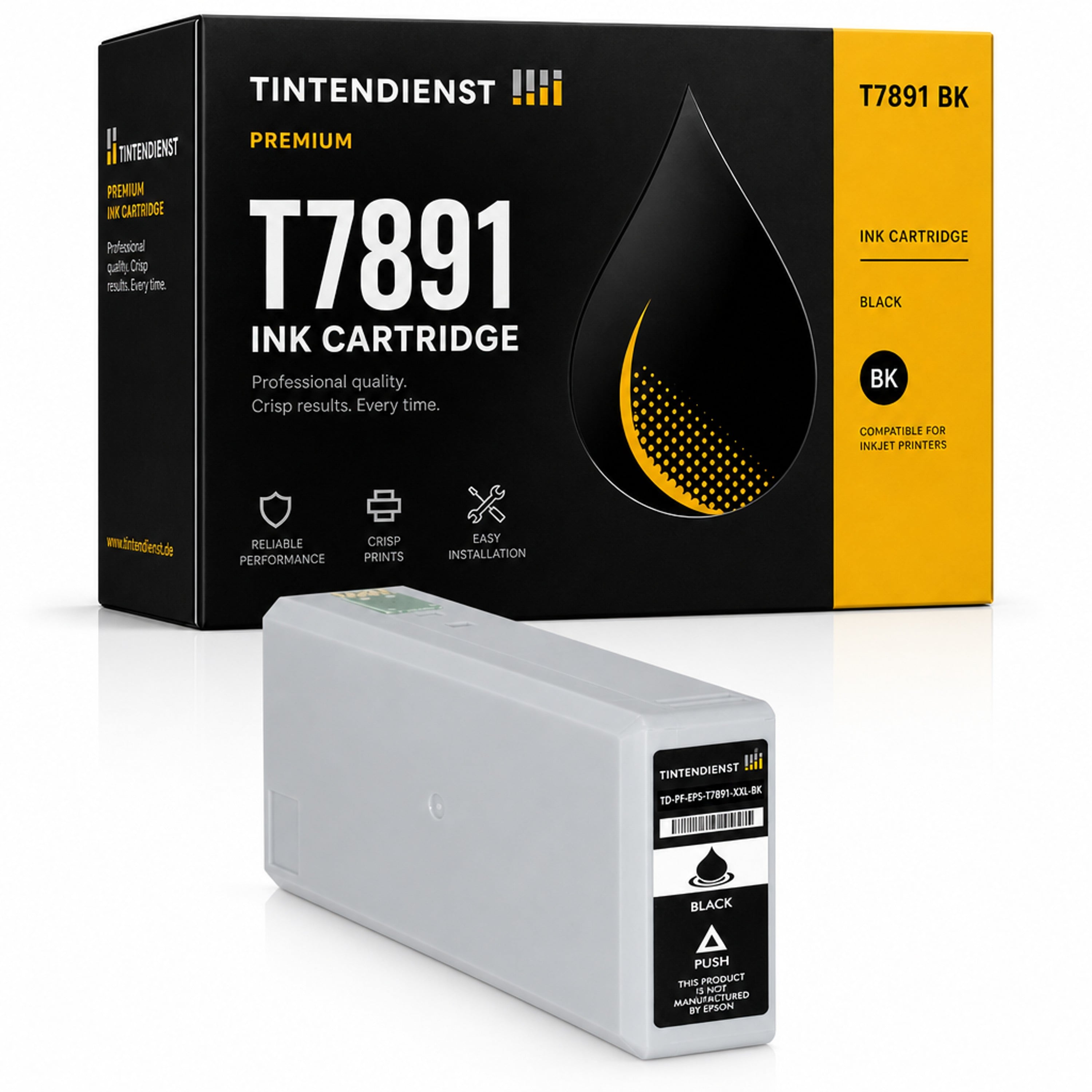 Druckerpatrone kompatibel zu Epson T7891, schwarz