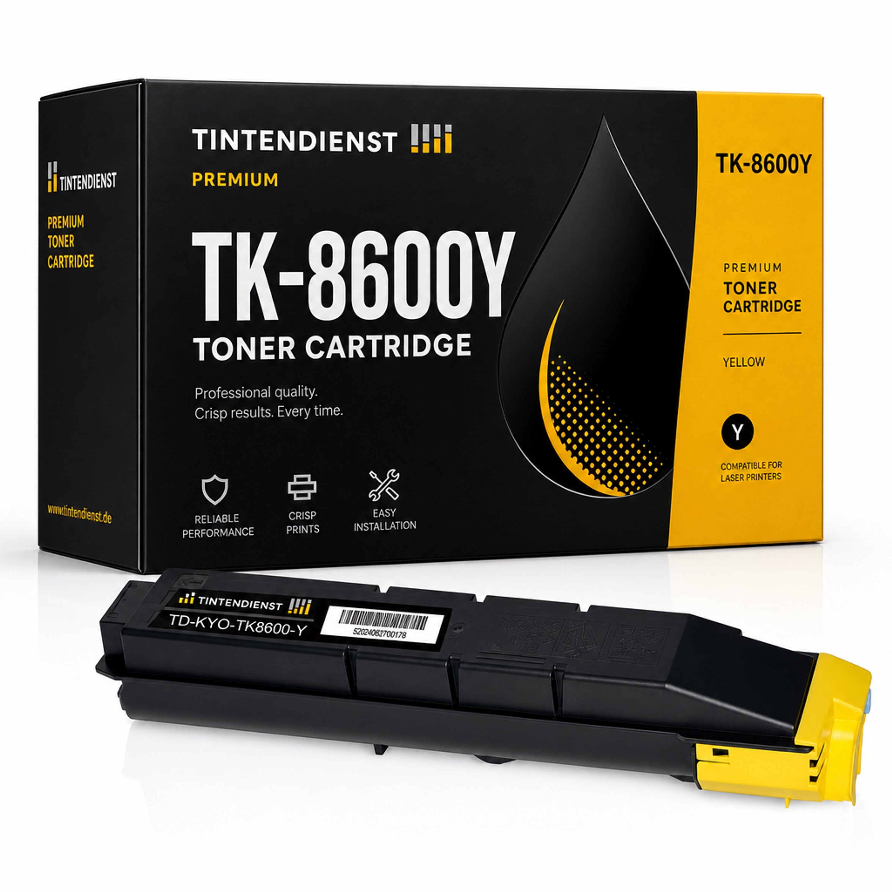 Toner kompatibel zu Kyocera TK-8600Y, gelb