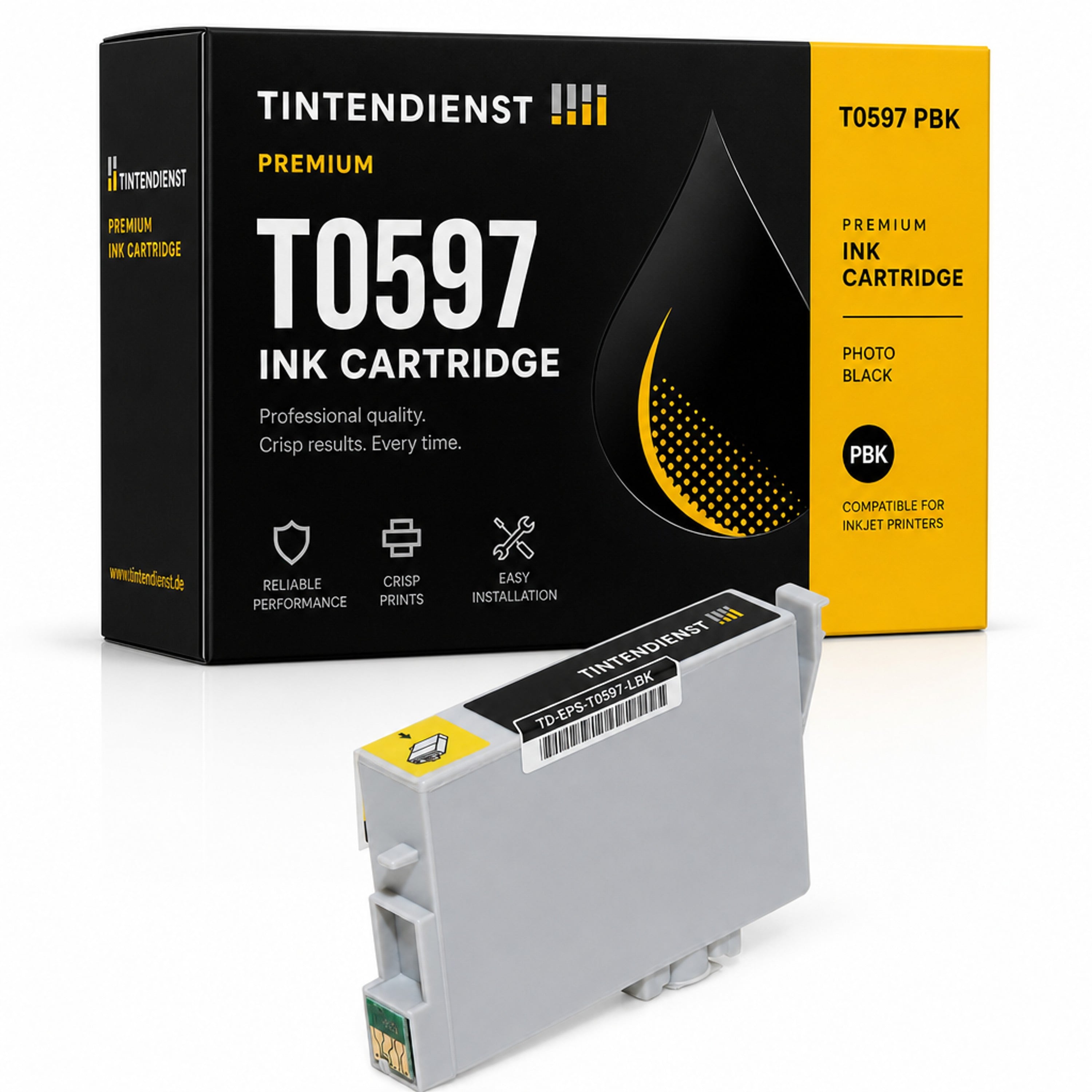 Epson T0597 Druckerpatrone (C13T05974010) schwarz – Tintendienst kompatibel