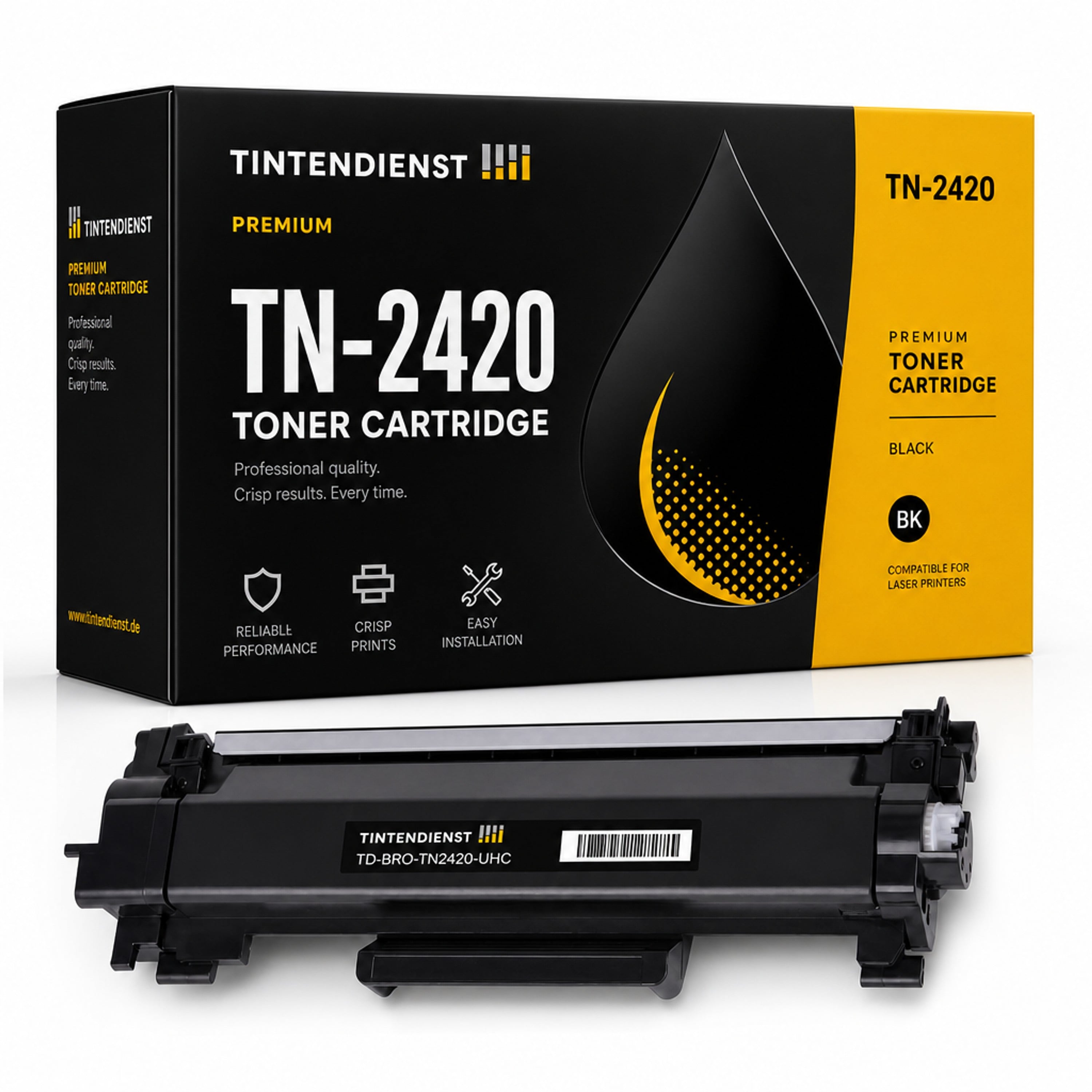 Toner kompatibel zu Brother TN-2420 XL, schwarz
