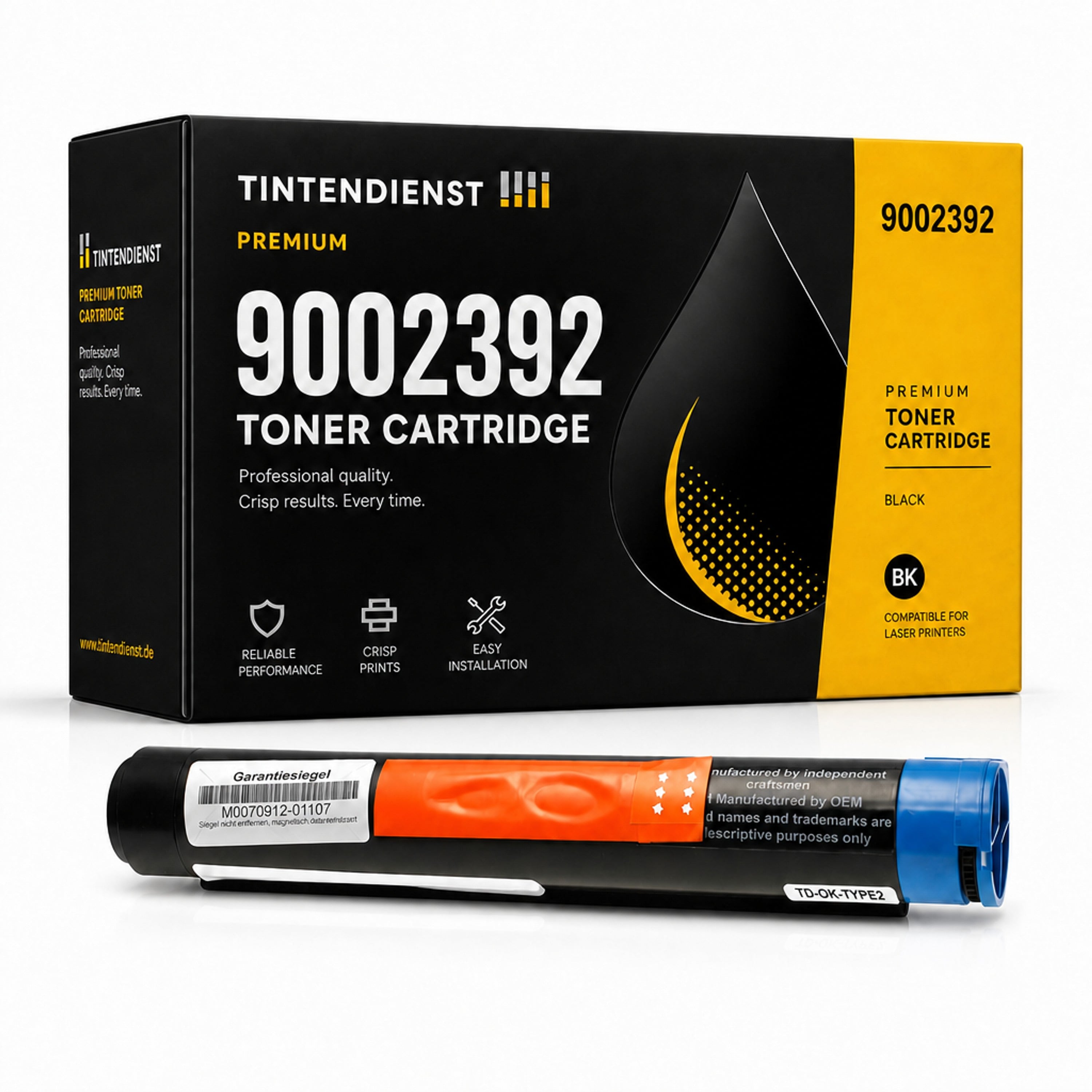 Toner kompatibel zu OKI 9002392, schwarz