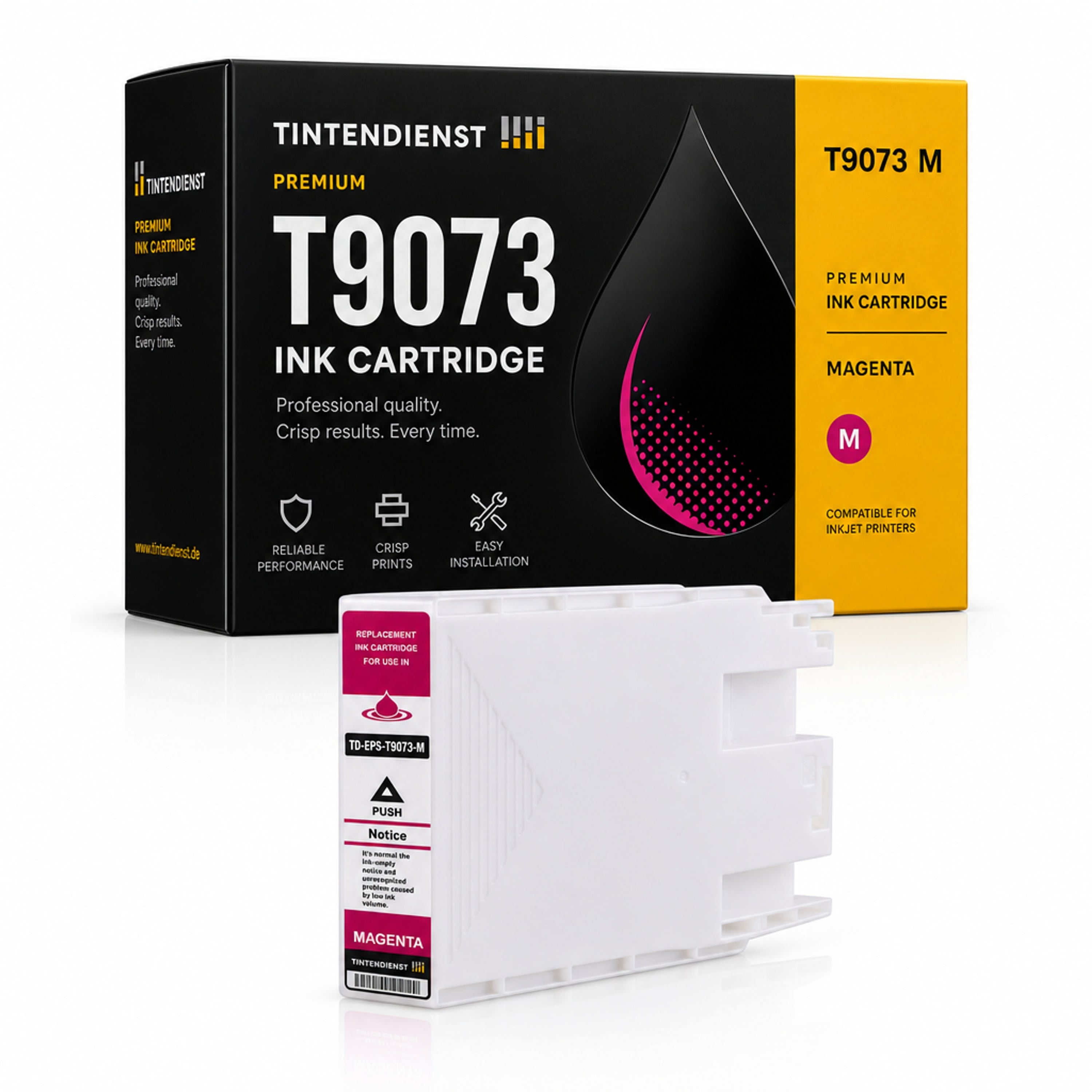 Druckerpatrone kompatibel zu Epson T9073, magenta
