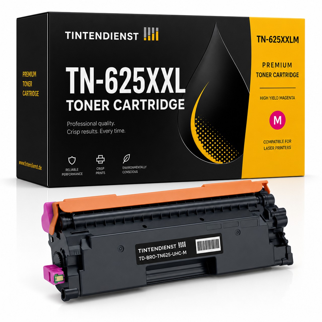 Toner kompatibel zu Brother TN-625XXLM, magenta