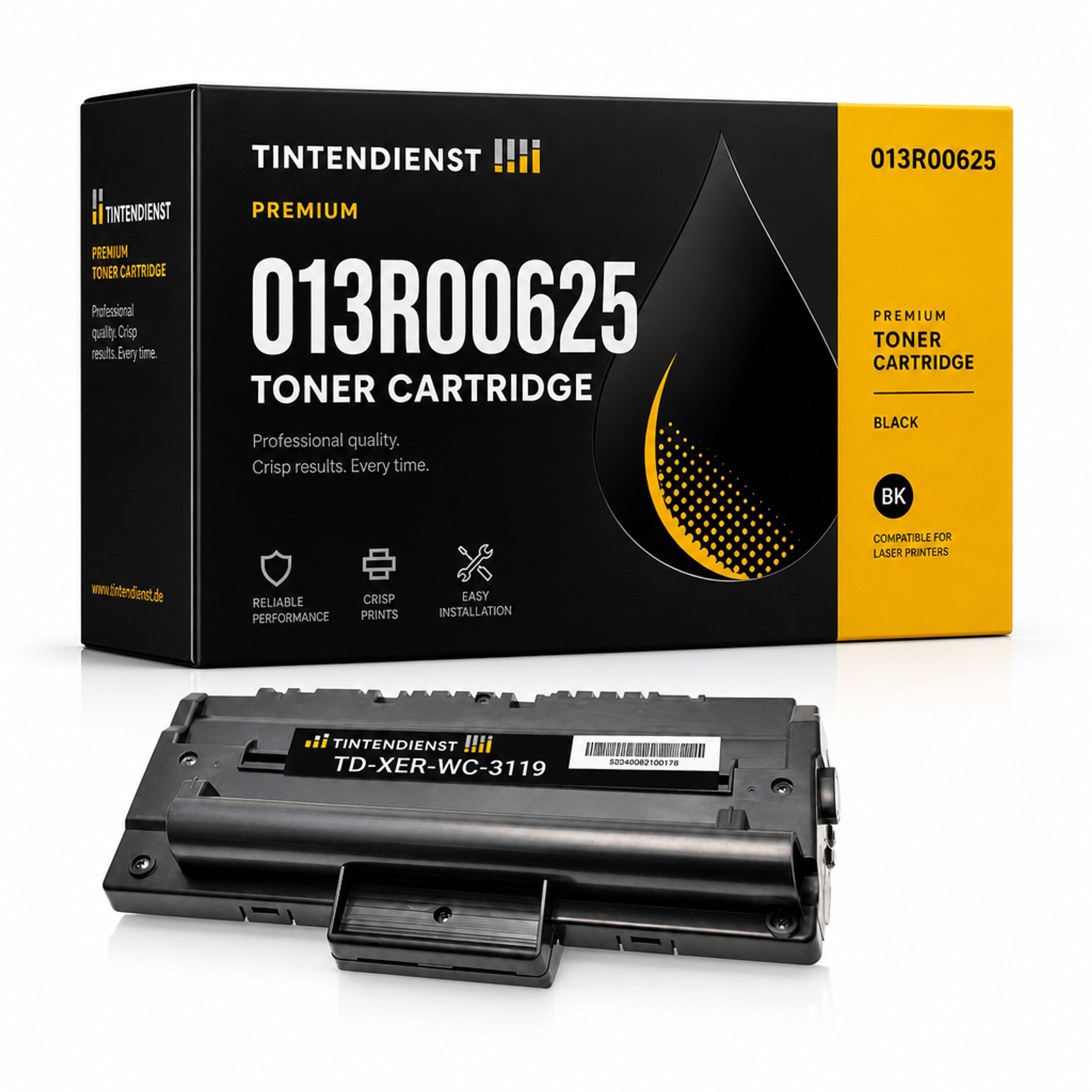 Toner kompatibel zu Xerox 013R00625, schwarz