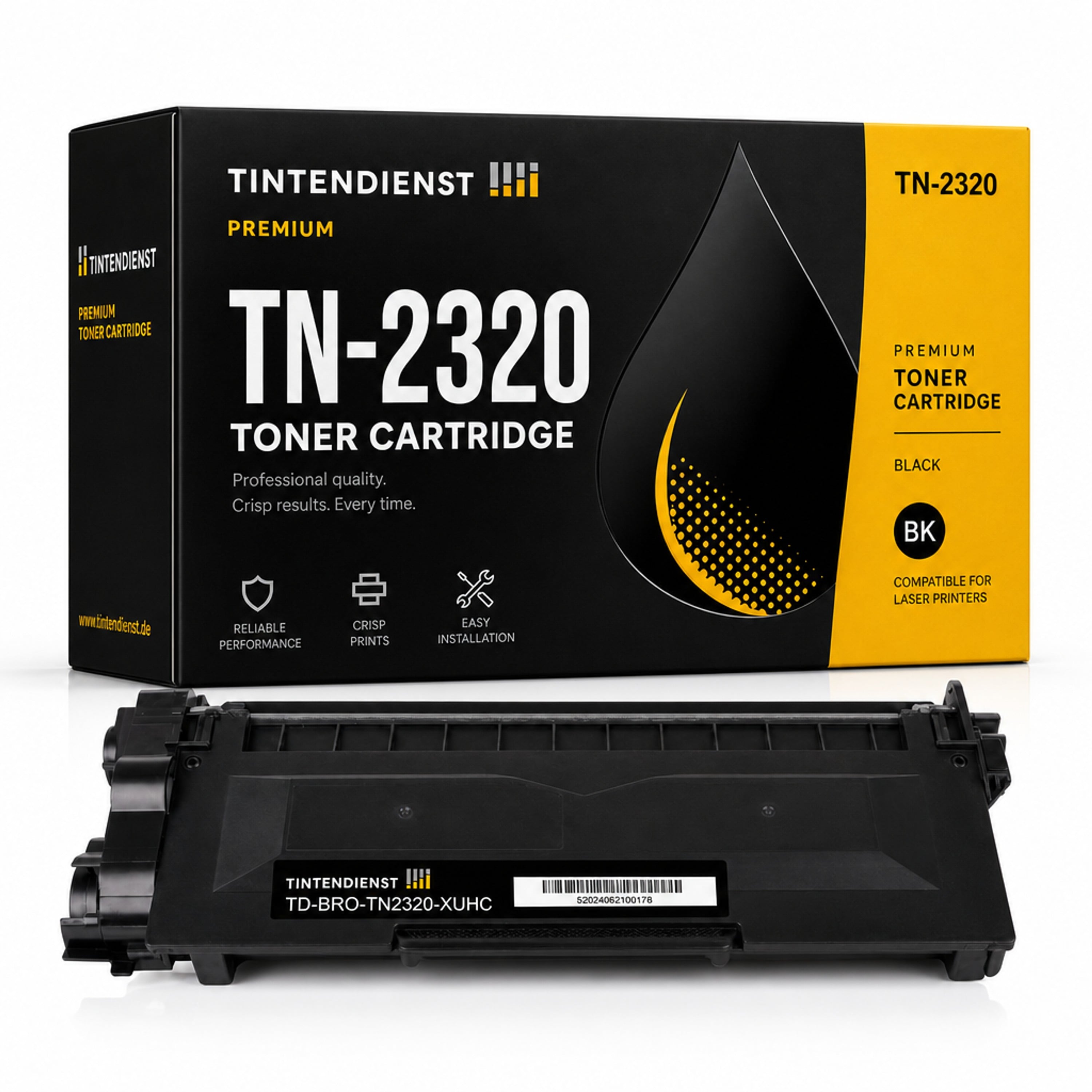 Toner kompatibel zu Brother TN-2320 XXL, schwarz