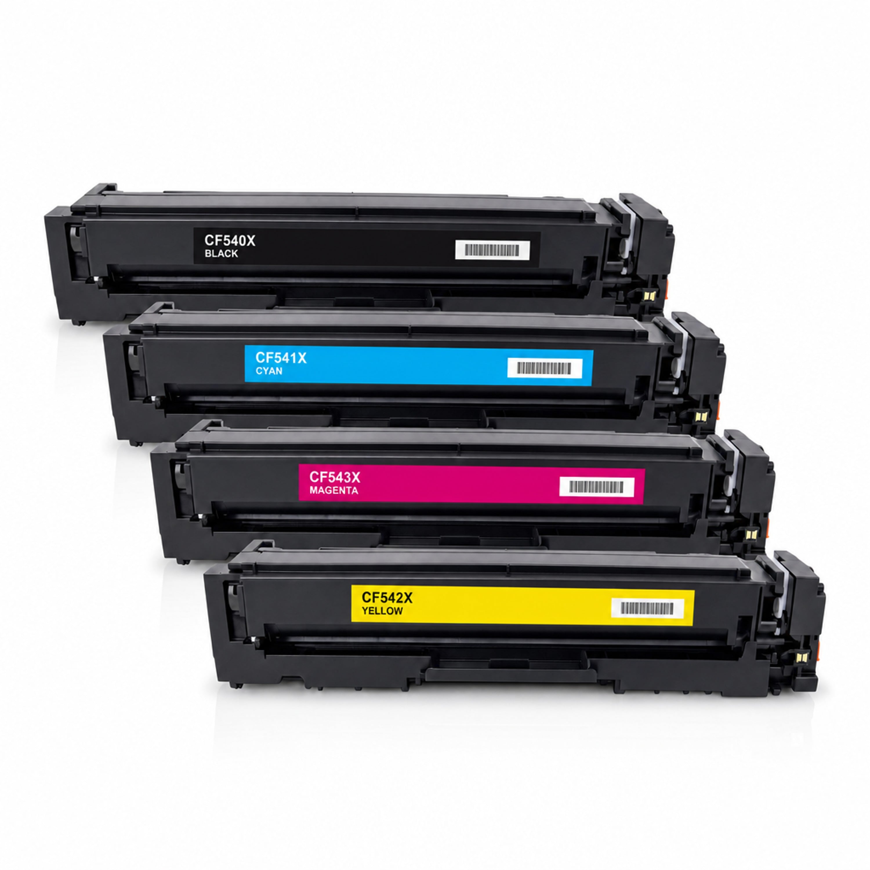 Multipack - Toner ersetzt HP CF540X XL, 4 Toner