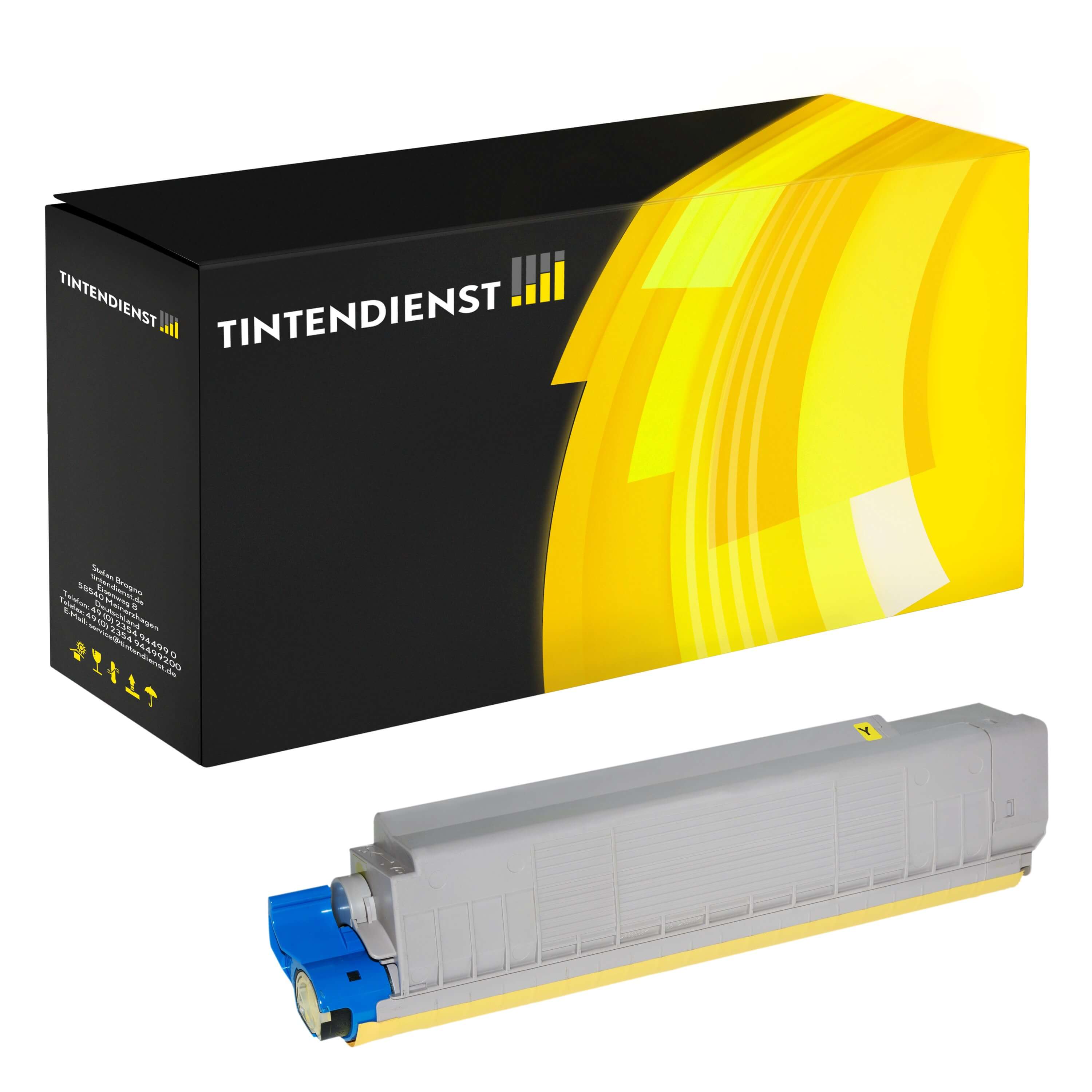 Toner kompatibel zu OKI 44059165, gelb
