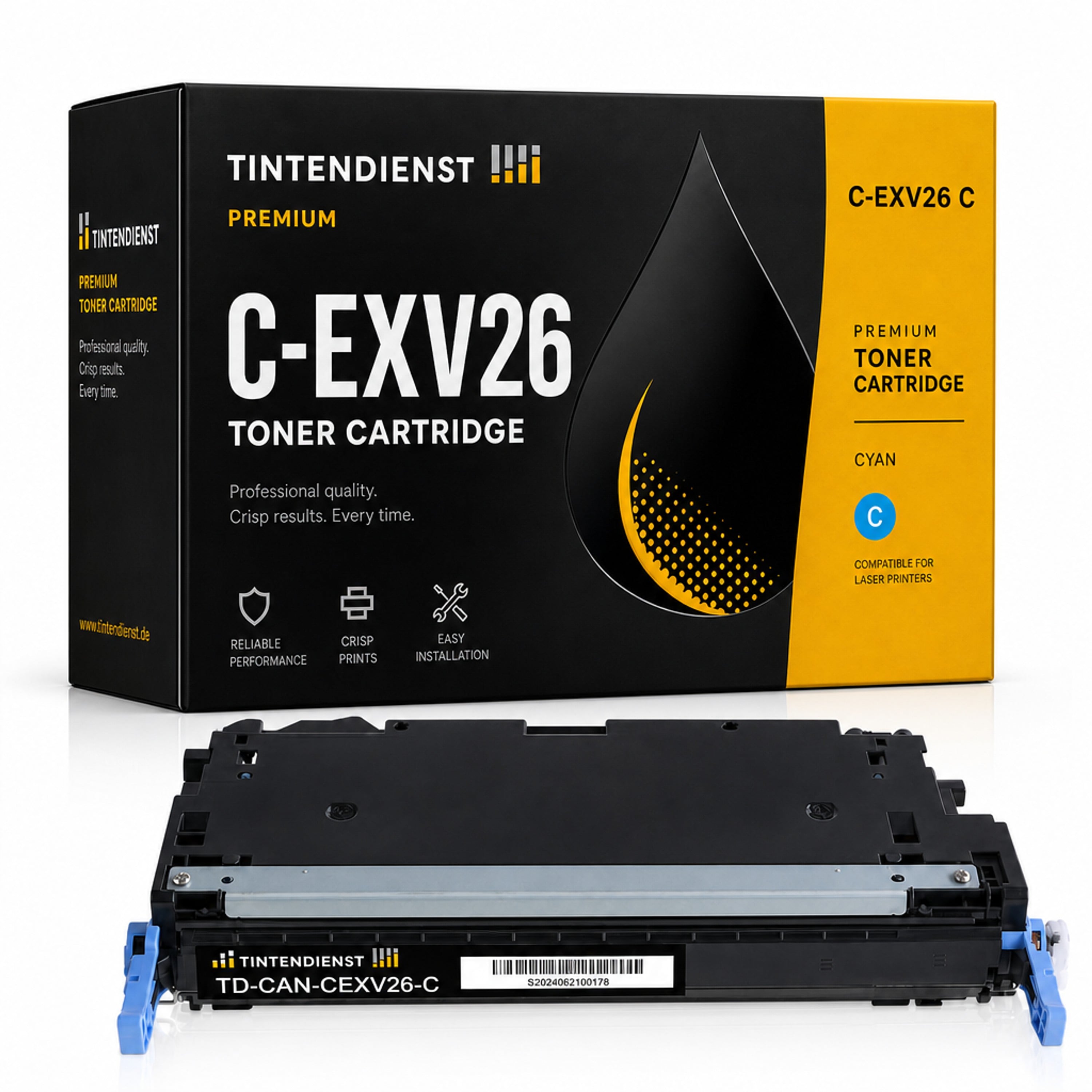 Toner kompatibel zu Canon C-EXV26, cyan