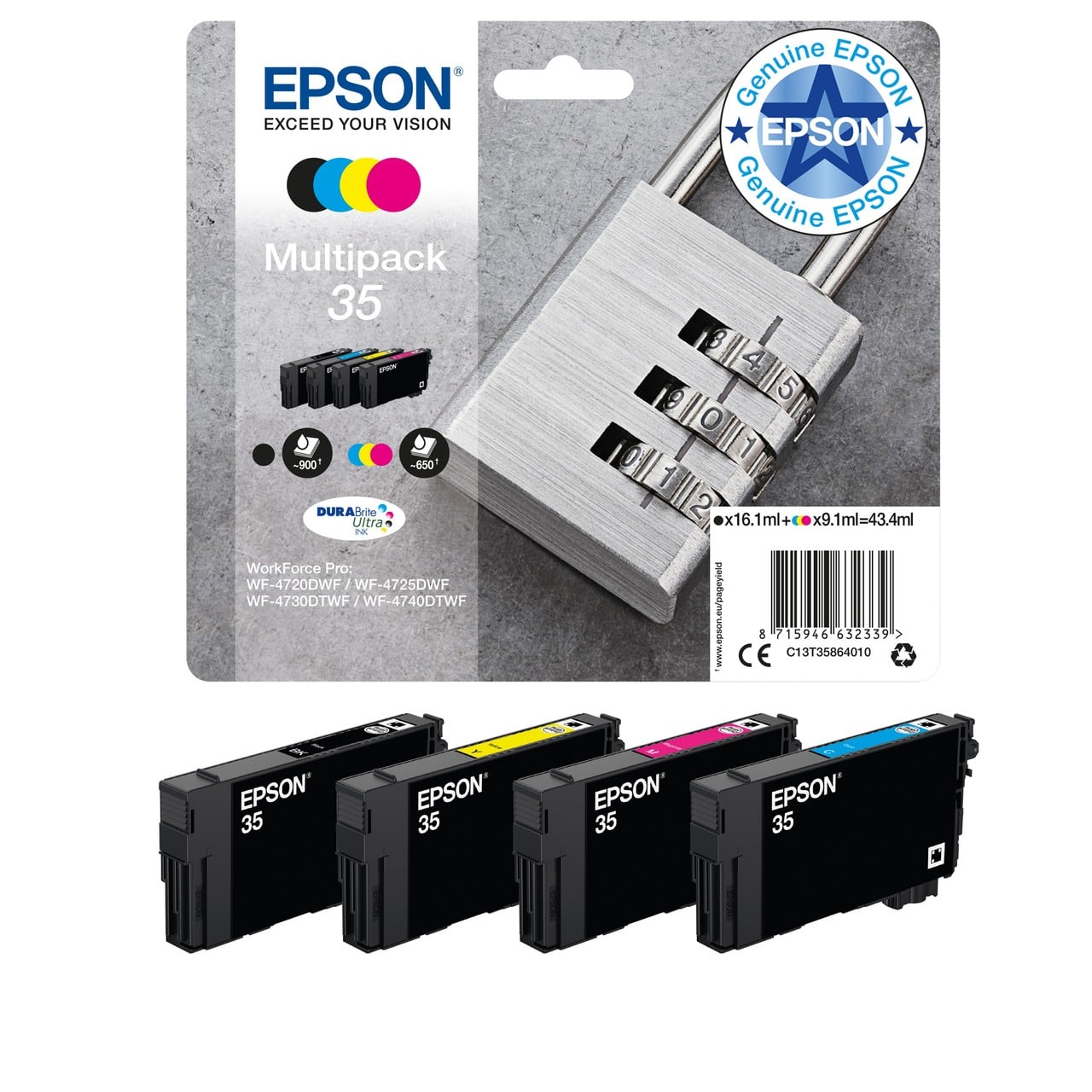 Original Multipack Epson C13T35864010