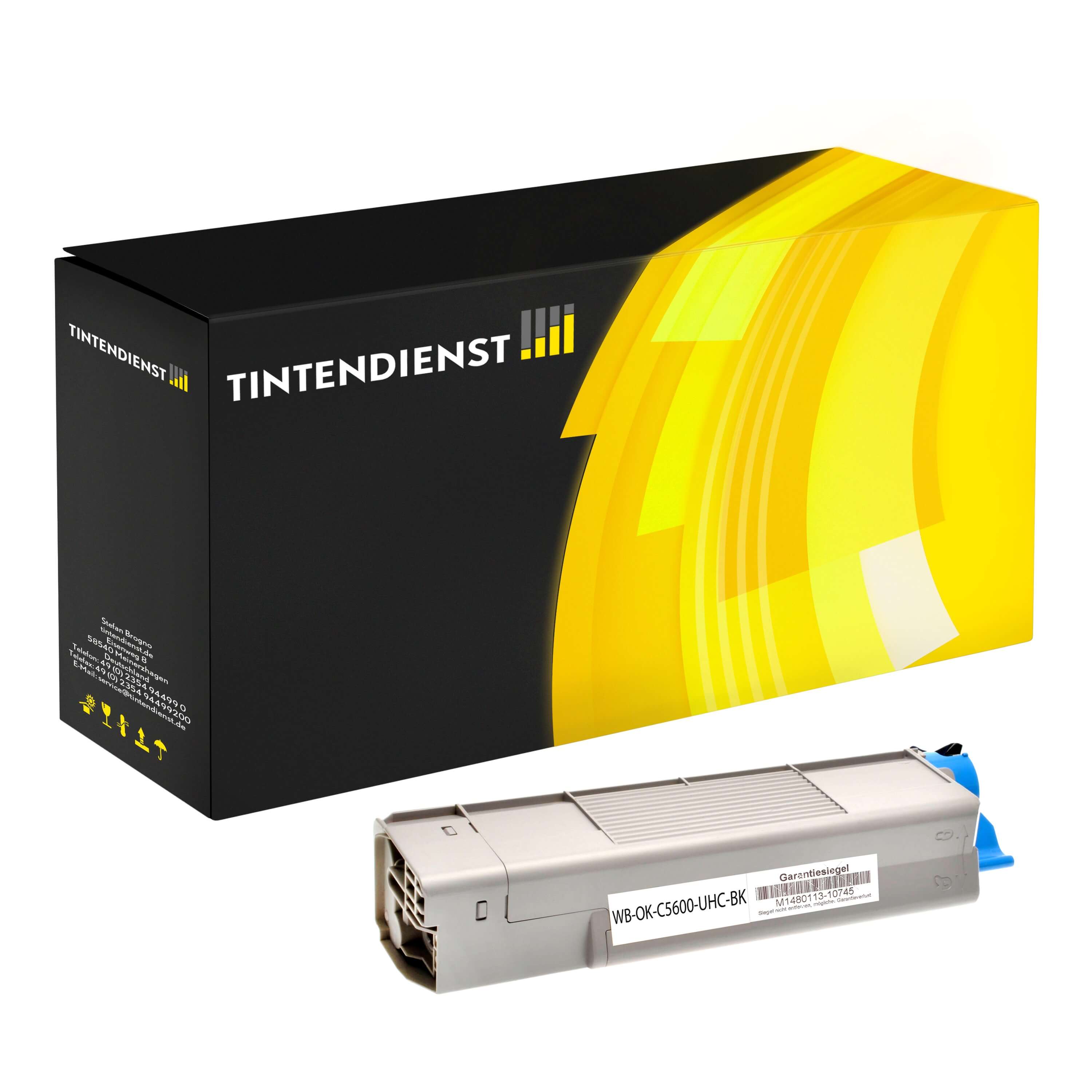Toner kompatibel zu OKI 43324408, schwarz