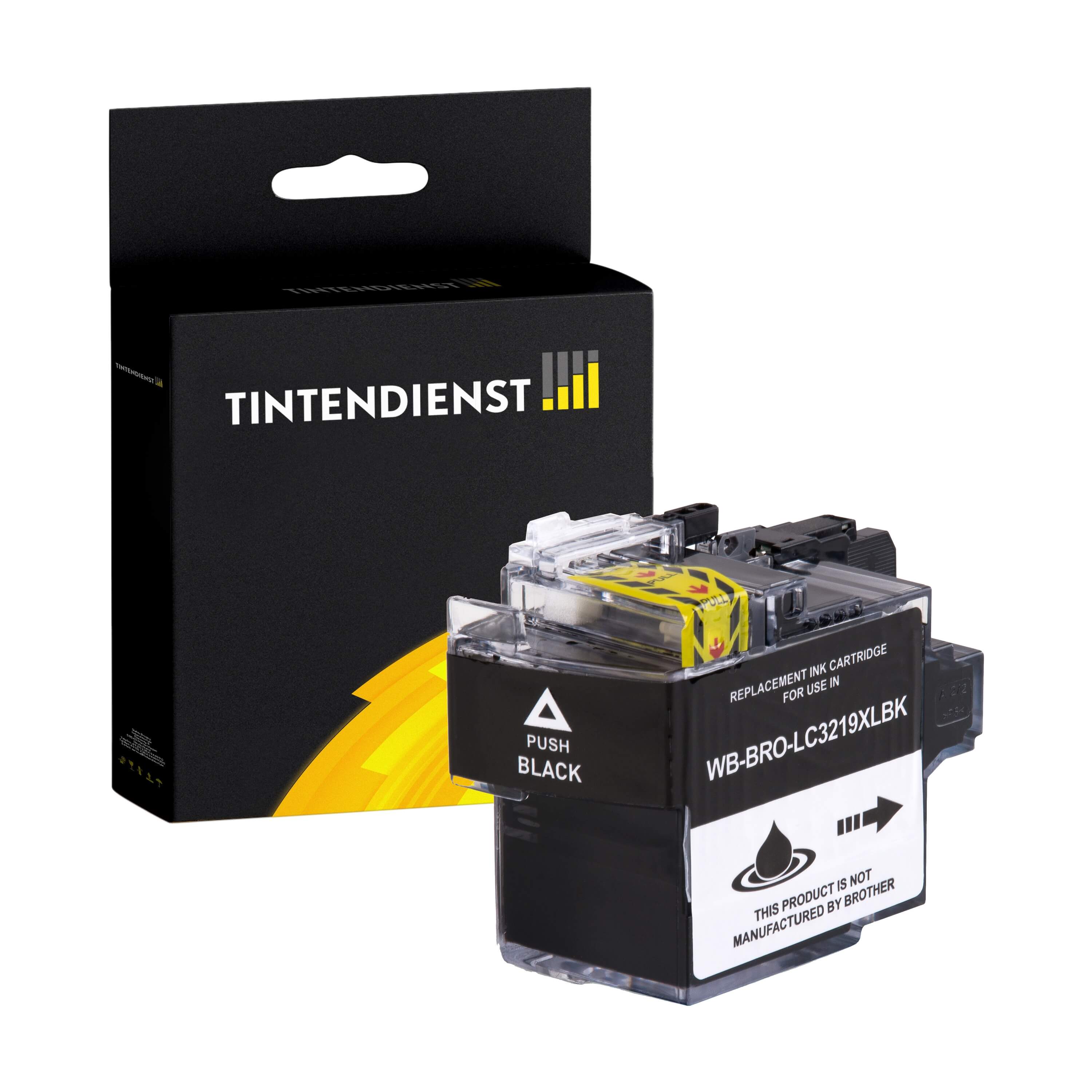 Tintendienst kompatibel für Brother Tintenpatrone LC-3219XLBK Schwarz [XL Füllmenge]