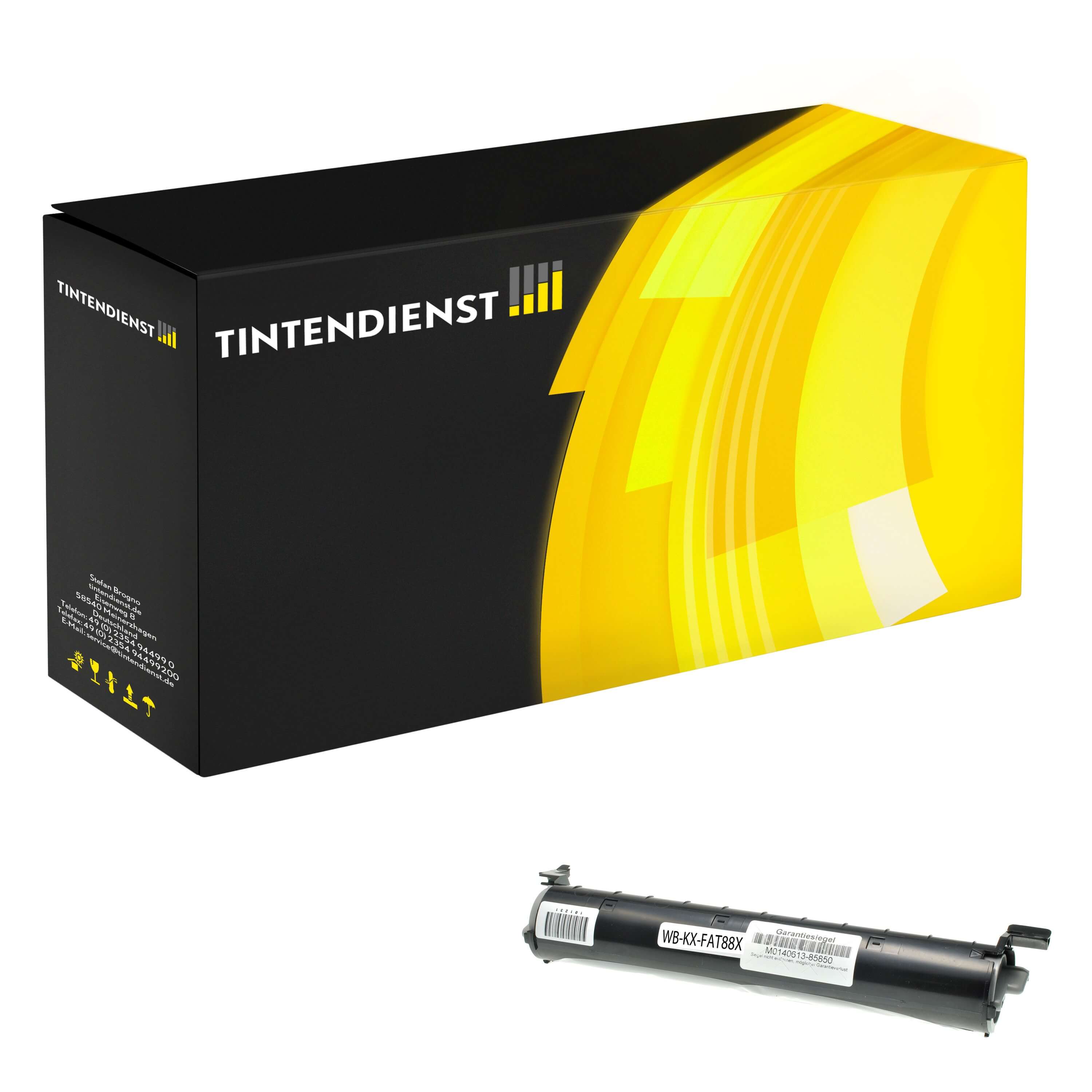 Toner kompatibel zu Panasonic KX-FAT88X, schwarz