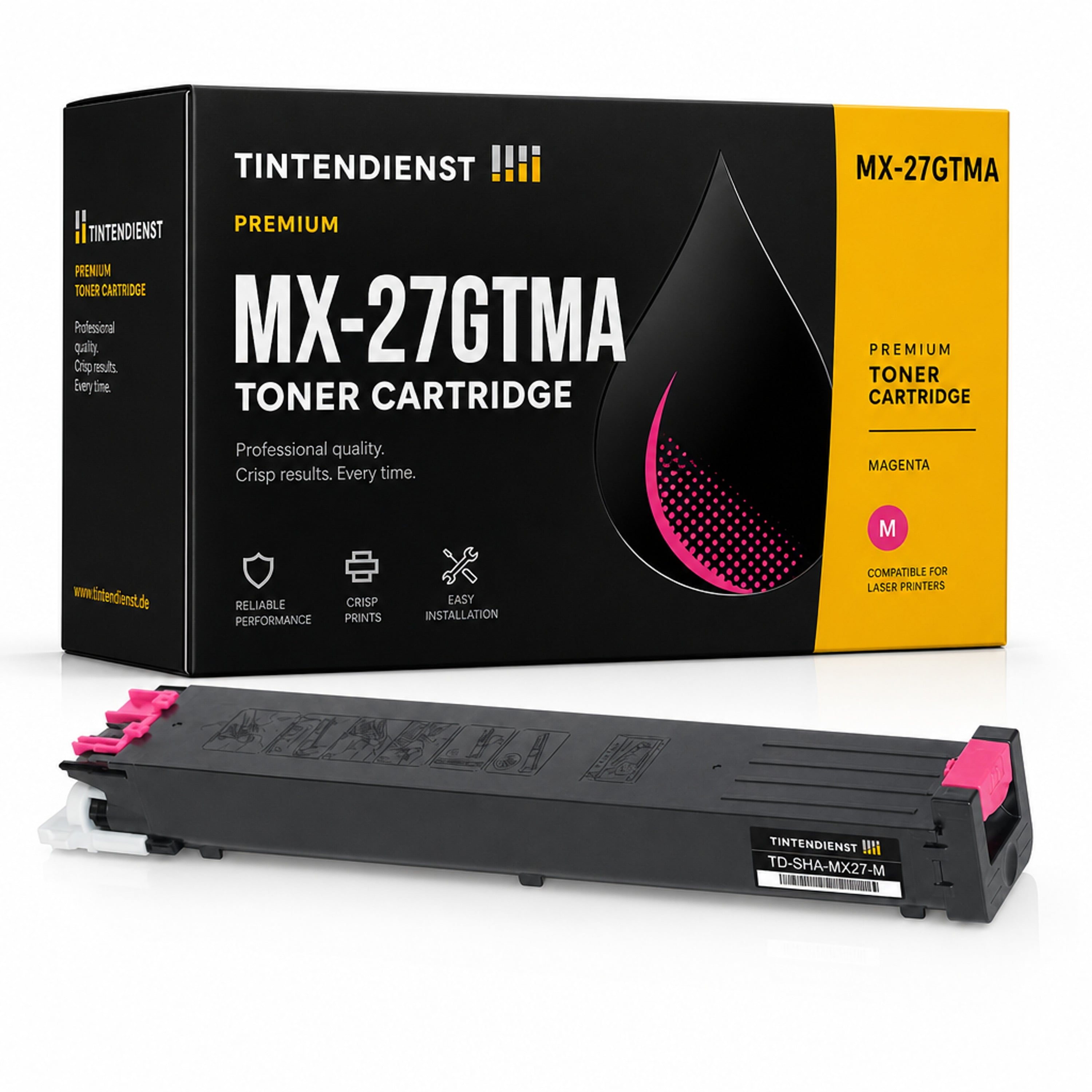 Toner kompatibel zu Sharp MX-27GTMA, magenta