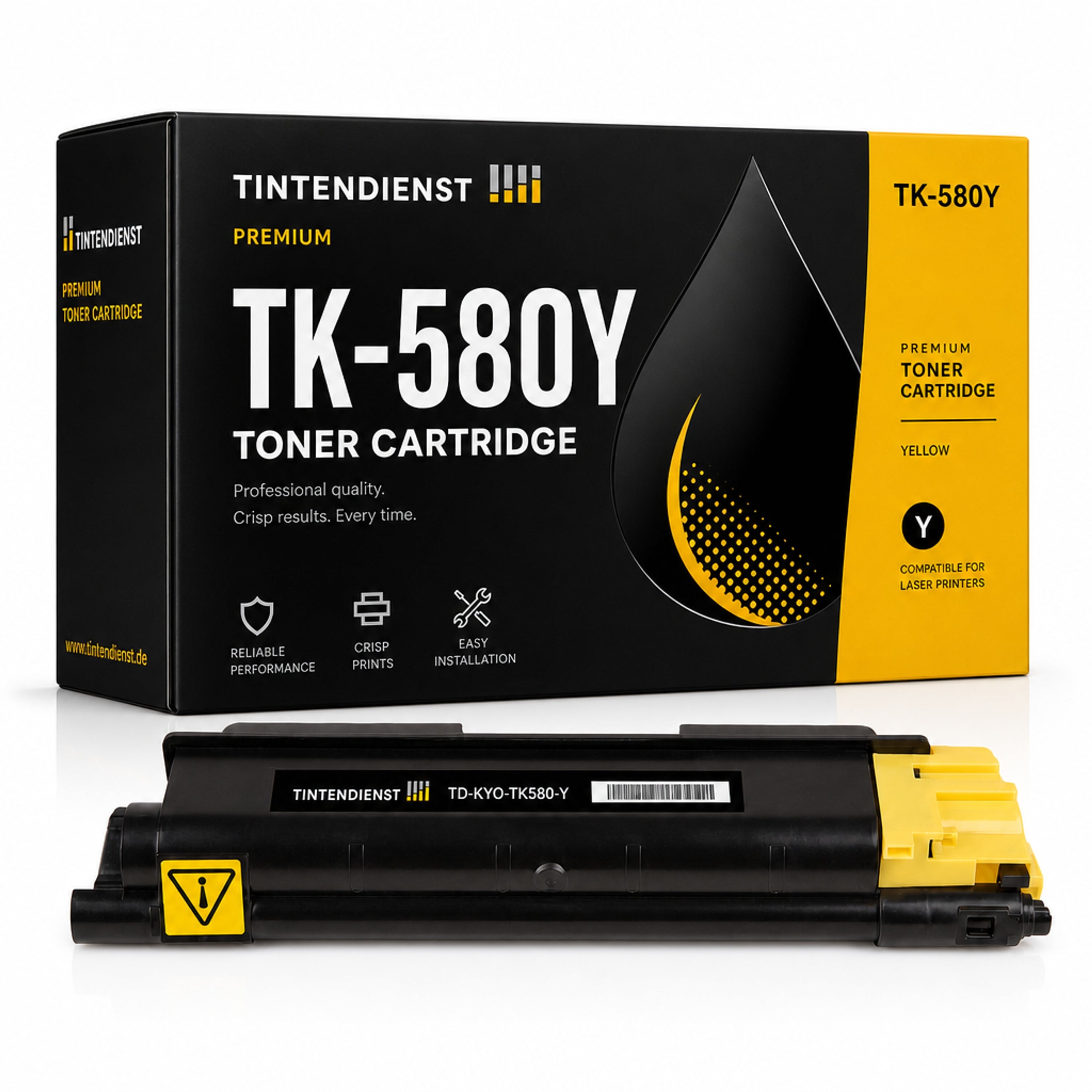 Toner kompatibel zu Kyocera TK-580Y, gelb