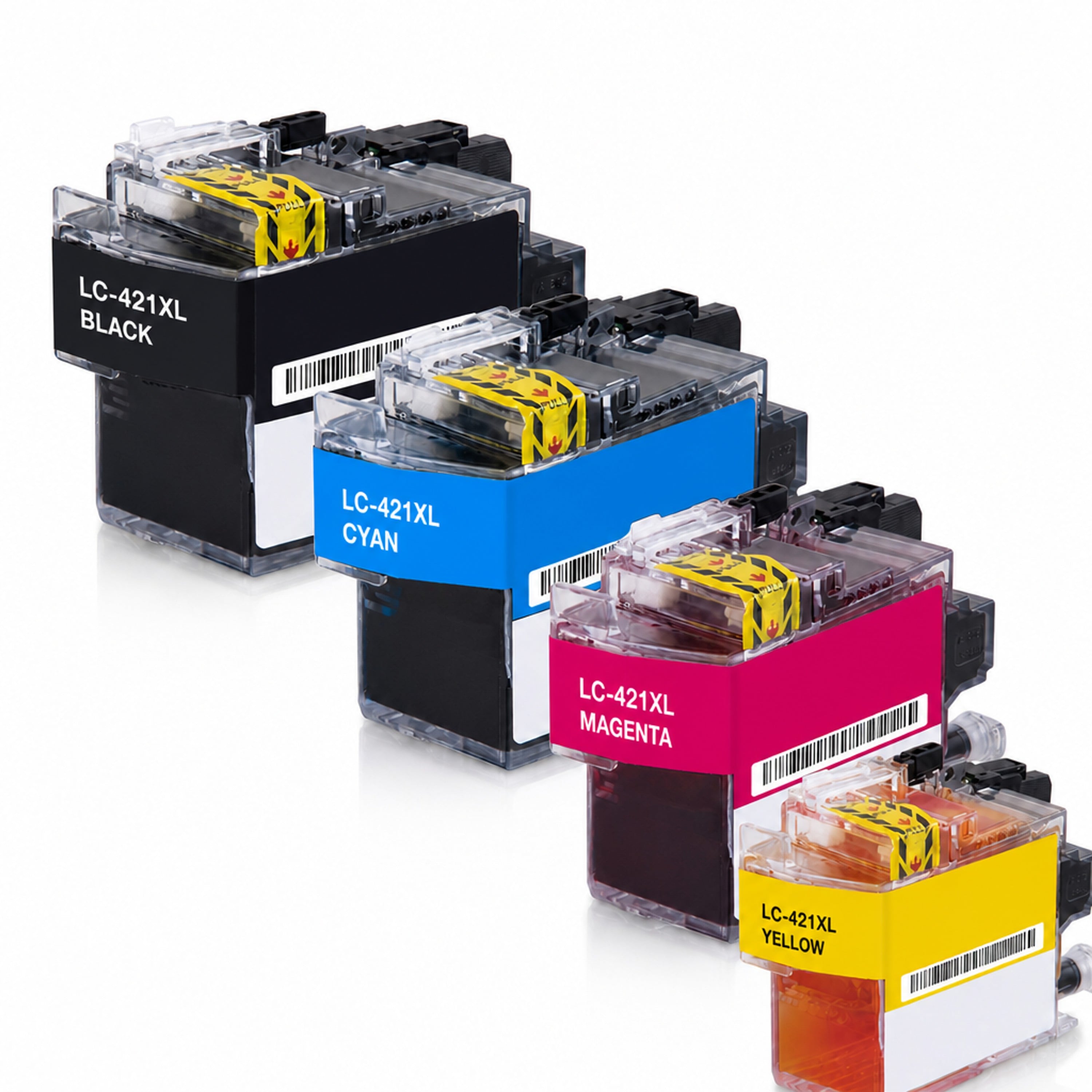 Multipack - Druckerpatrone ersetzt Brother LC-421XLVAL, 4 Patronen