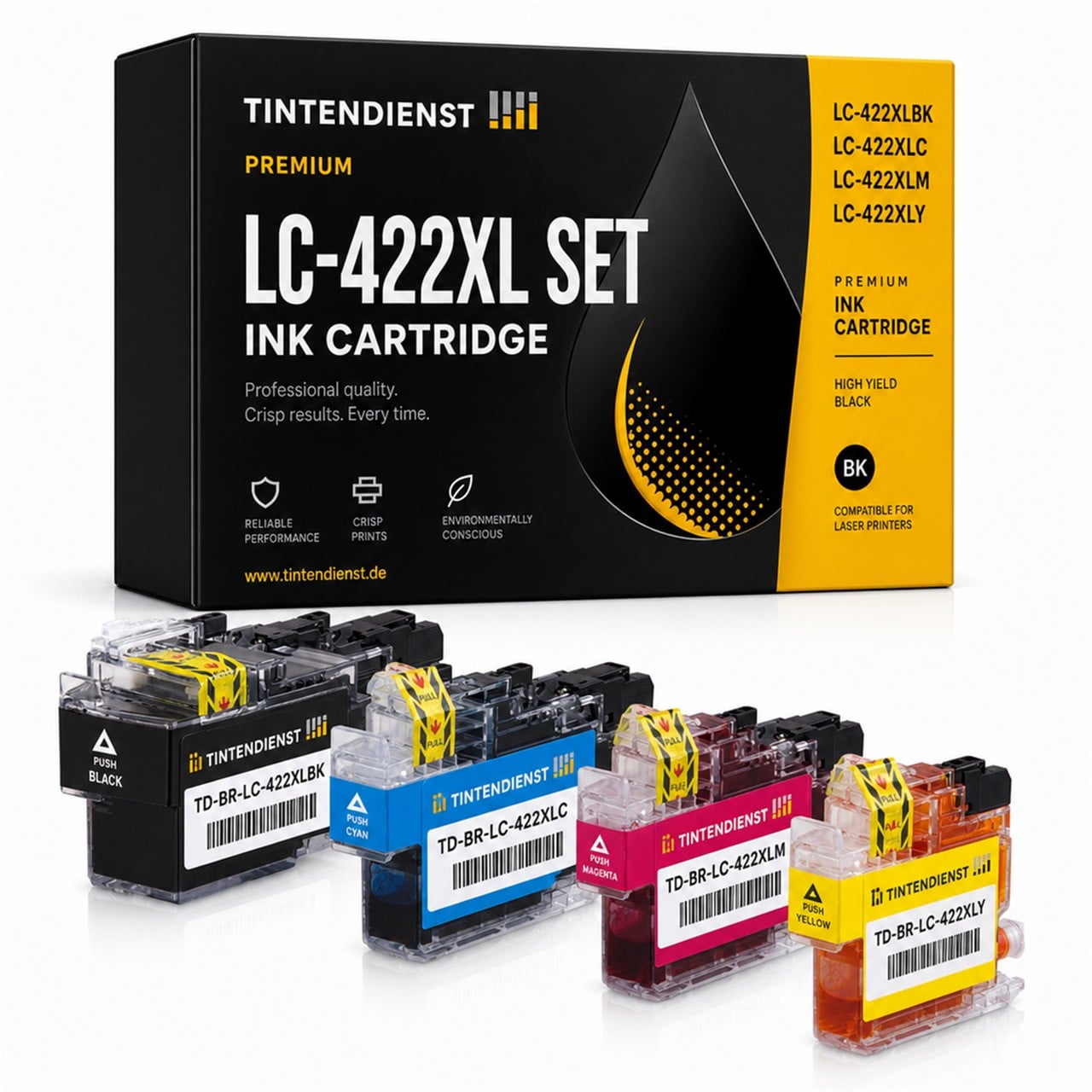 Tintendienst 4er Multipack Brother LC422VAL