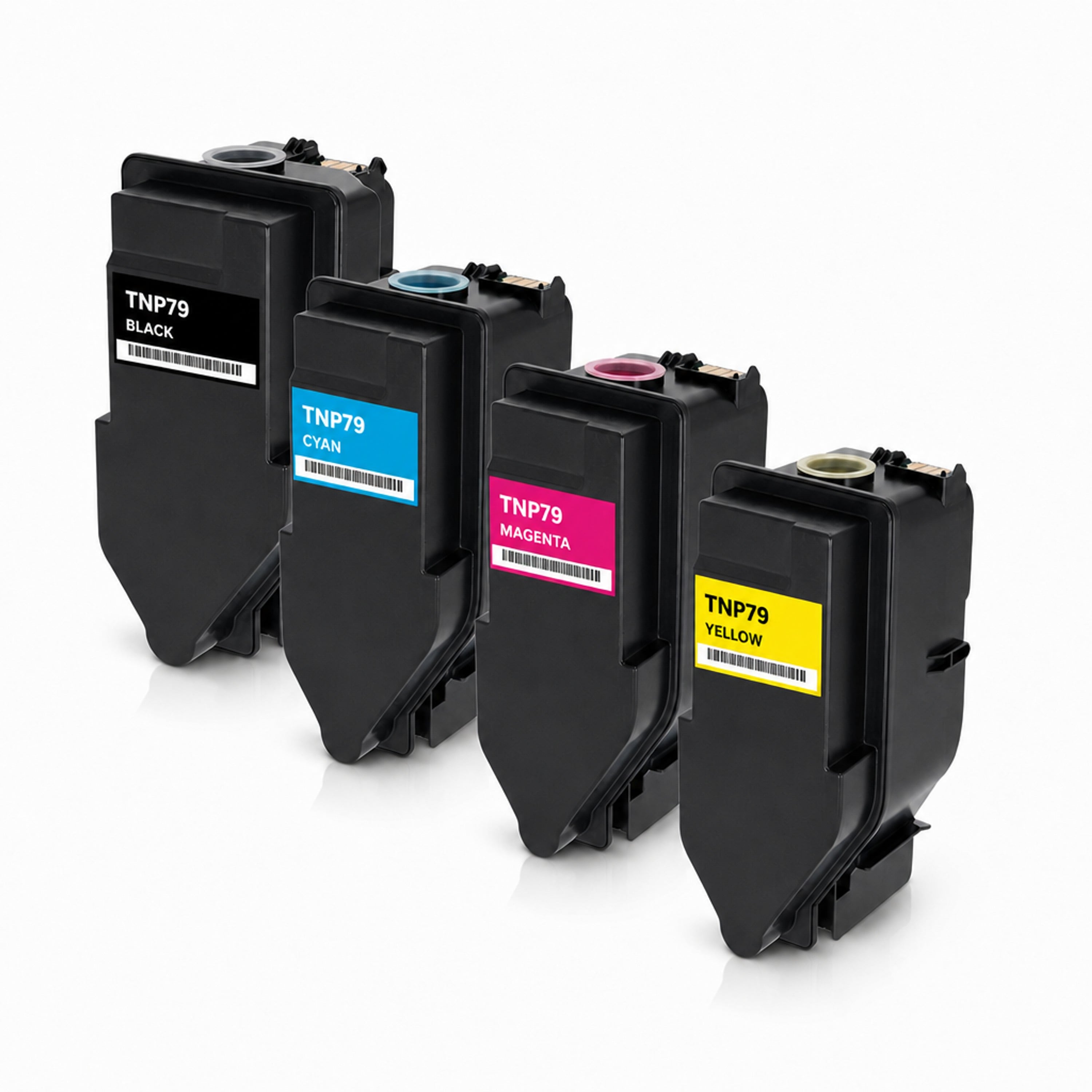 Multipack - Toner ersetzt Konica Minolta AAJW1D0, 4 Toner