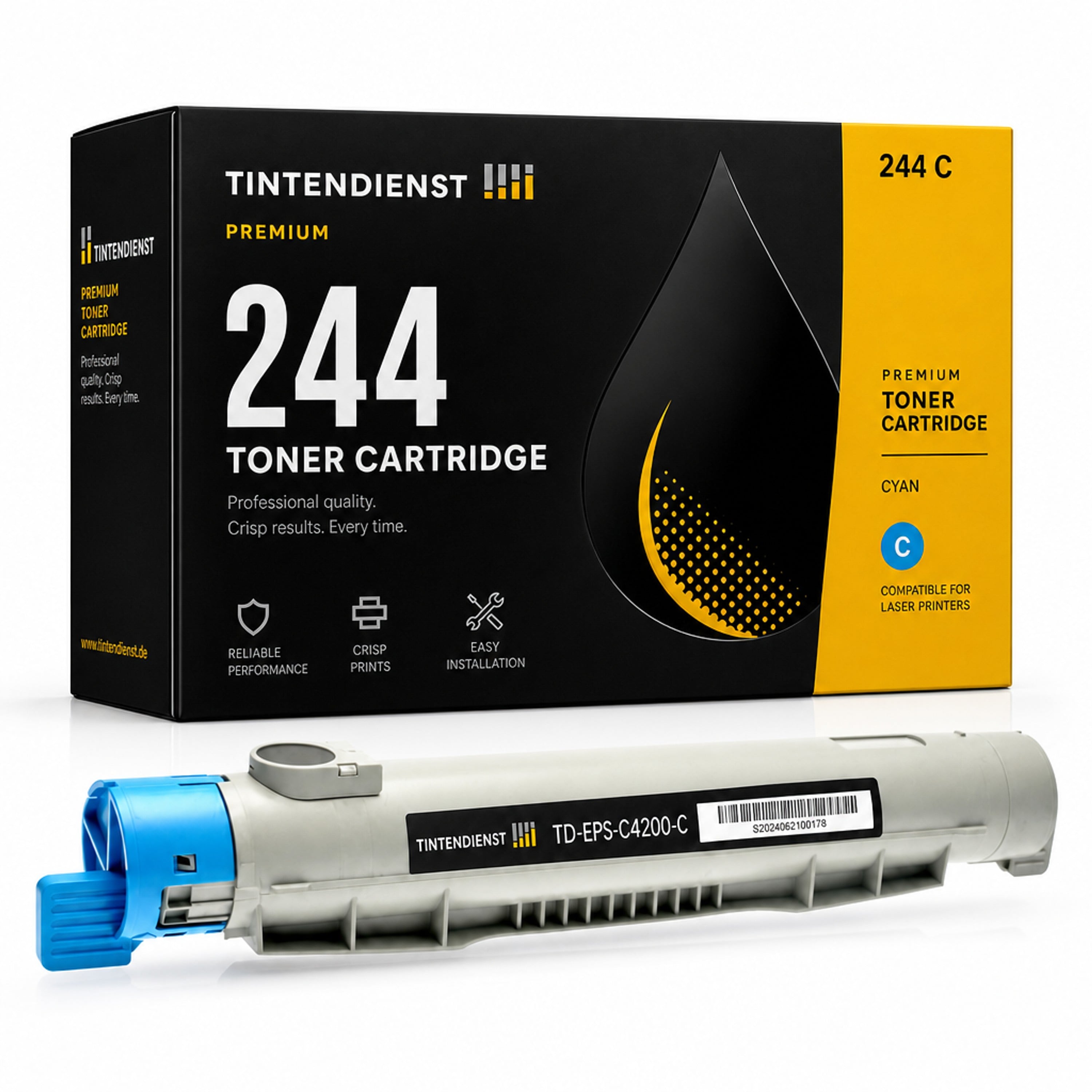 Toner kompatibel zu Epson 244, cyan