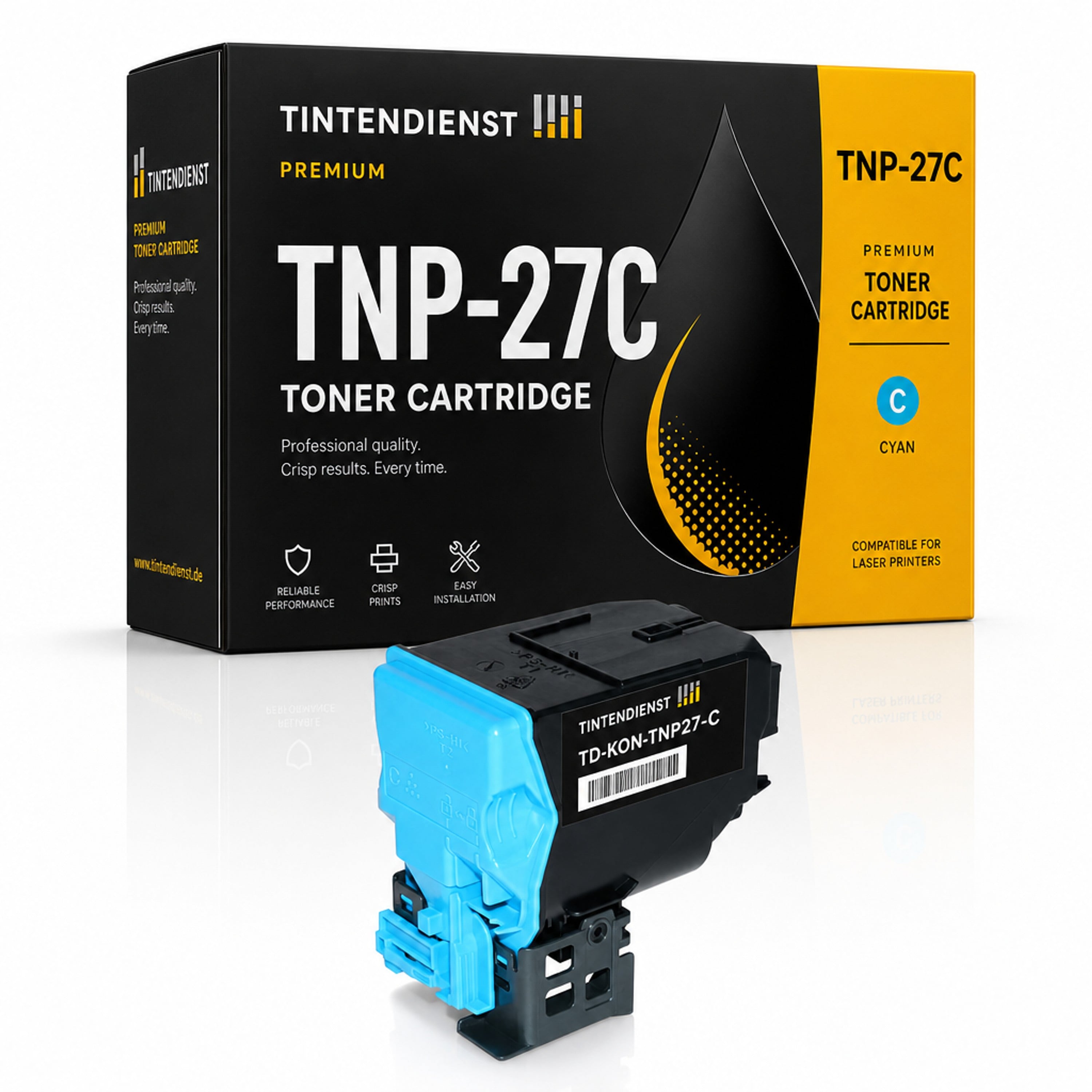 Toner kompatibel zu Konica Minolta TNP-27C, cyan