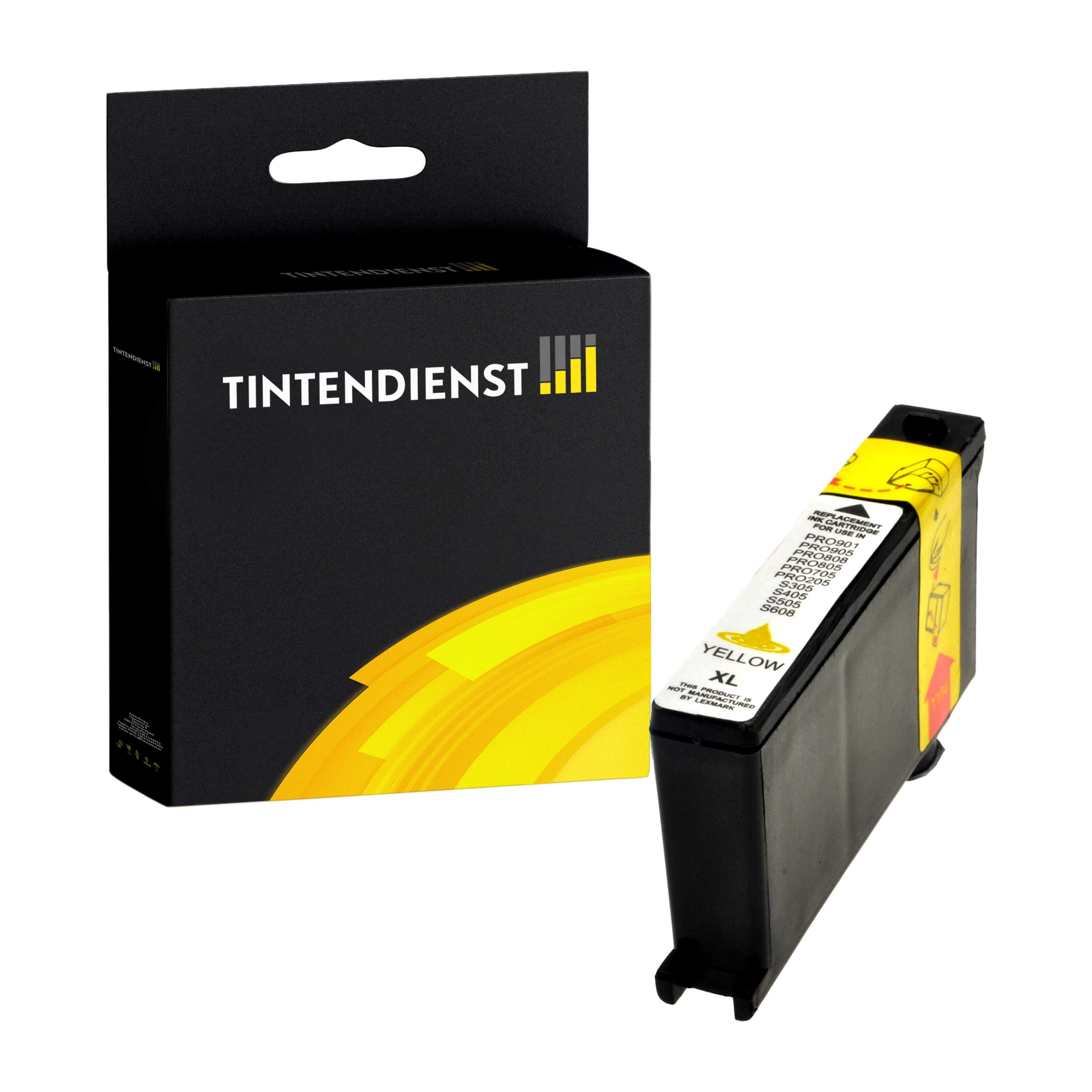 Lexmark 100XLA Druckerpatrone (14N1095E) gelb – Tintendienst kompatibel