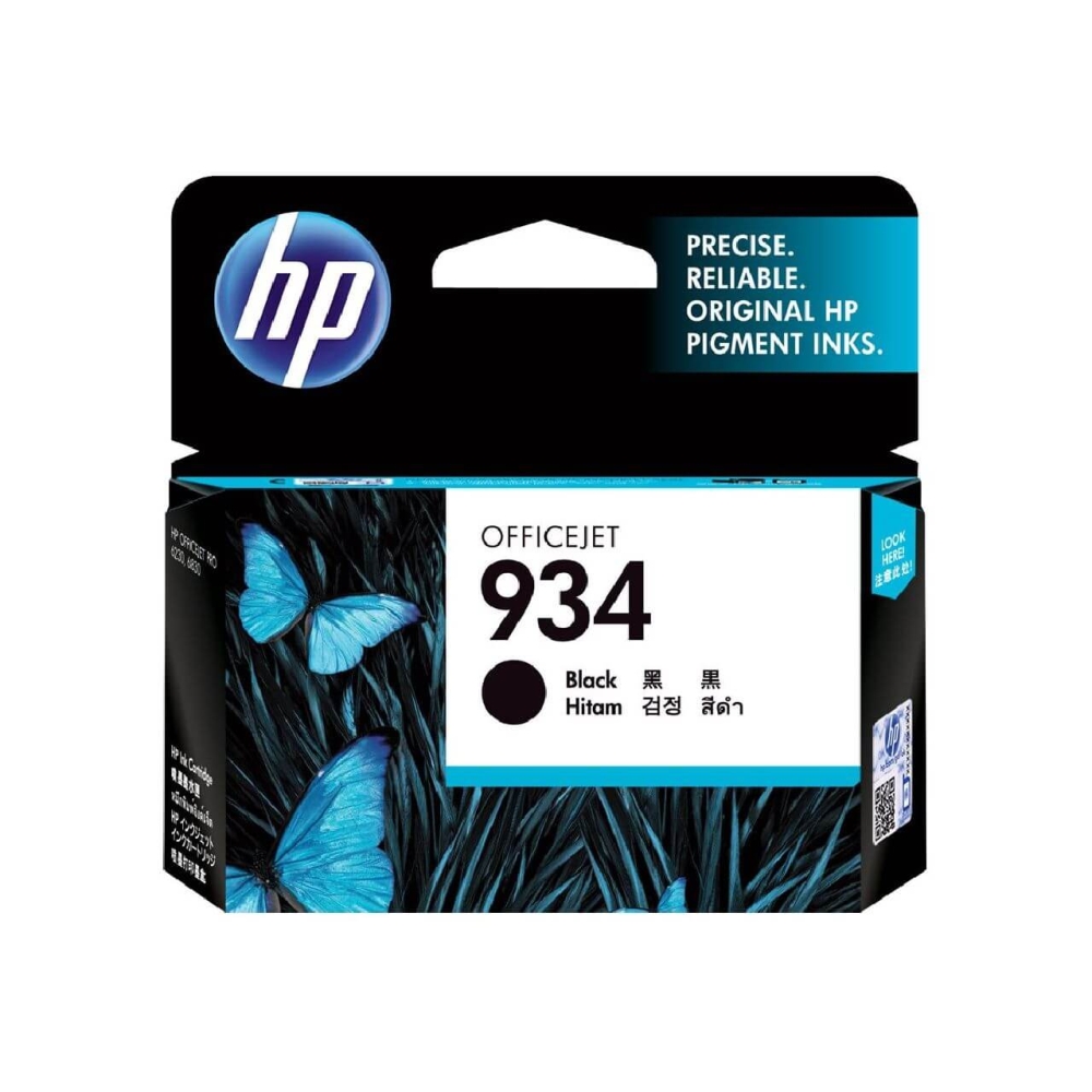 Original HP Tintenpatrone C2P19AE / 934 Schwarz